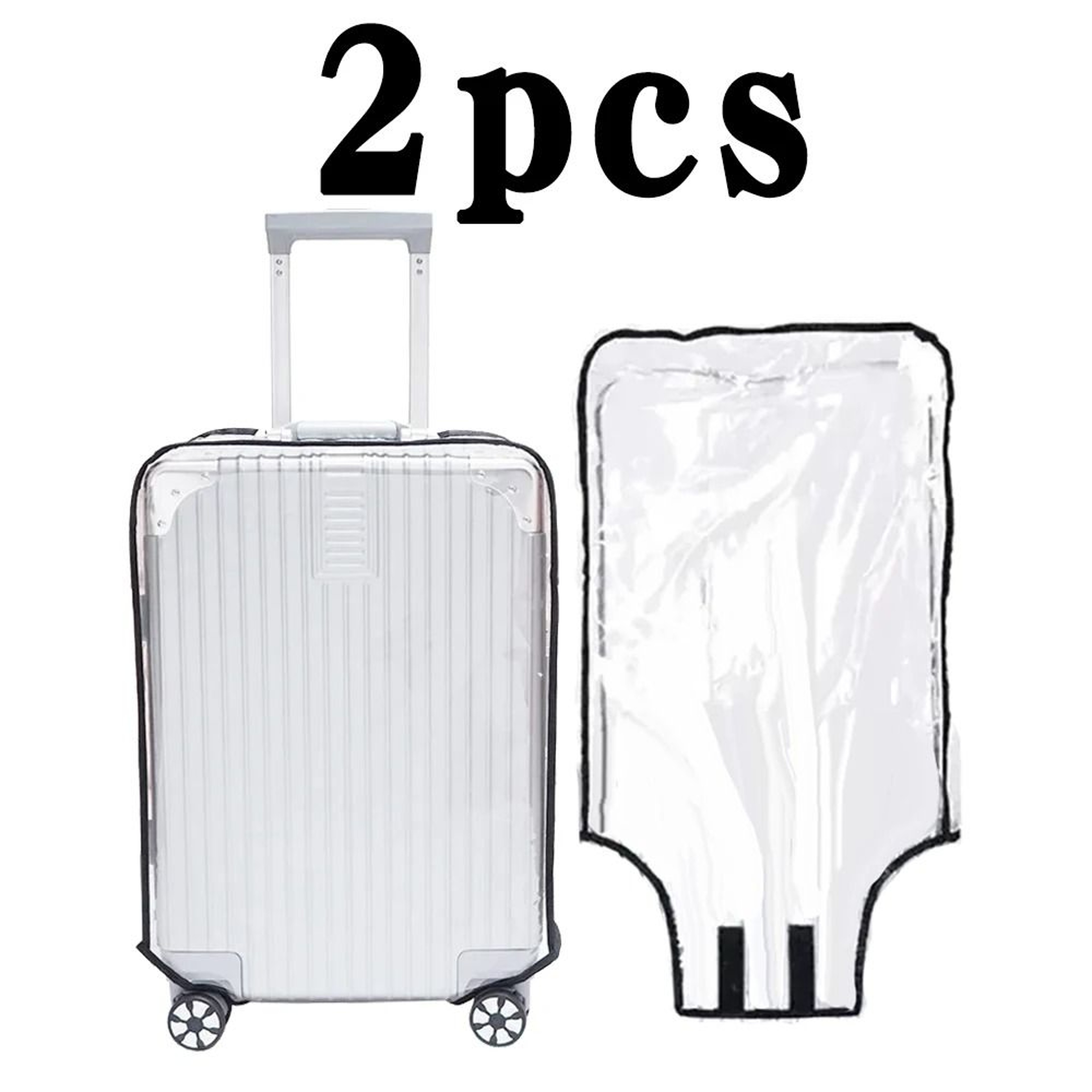Transparent Luggage Protector Cover Waterproof PVC Suitcase Sleeve 6