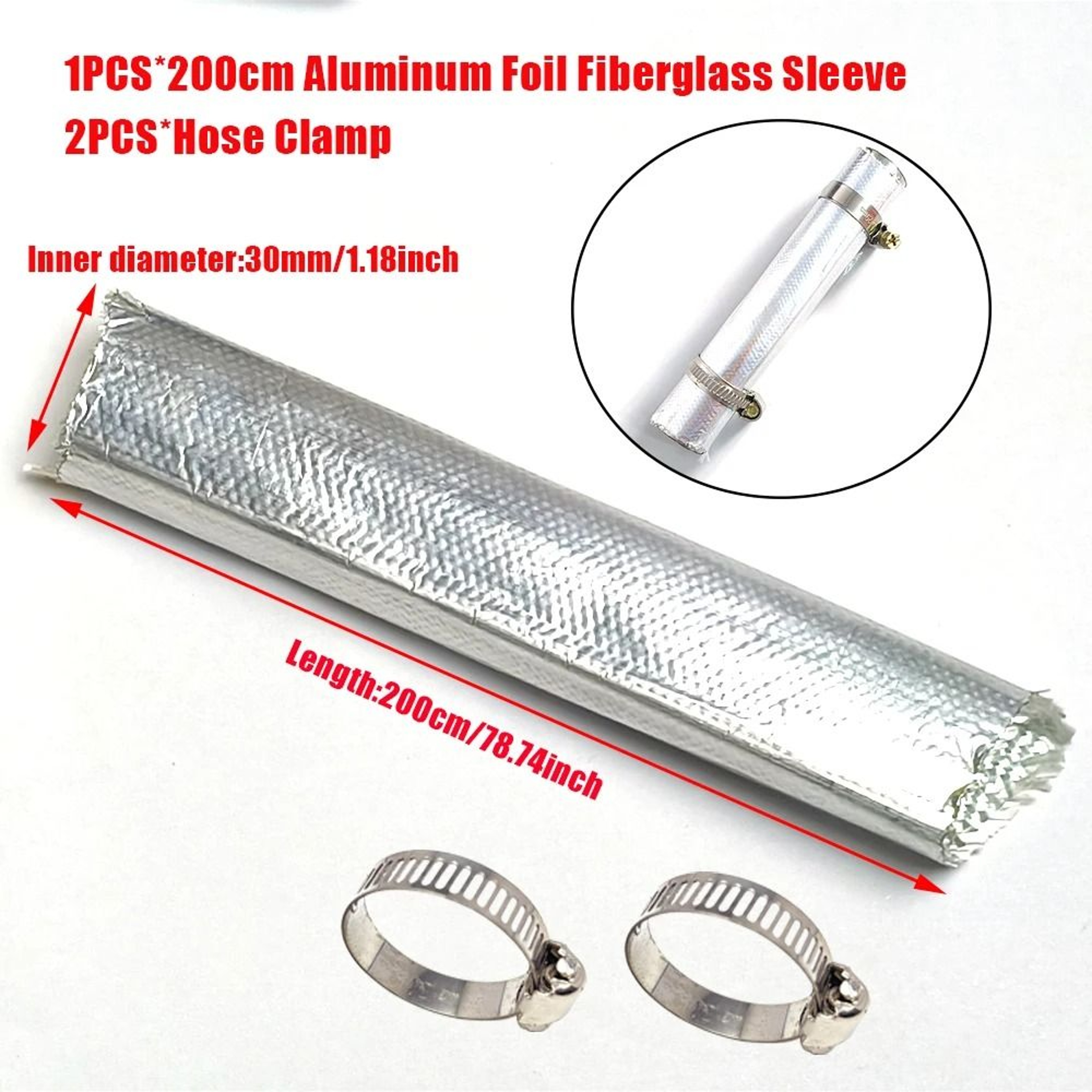 Stainless Steel Exhaust Pipe Tube Hose Kit For Car Air Diesel Heater 16