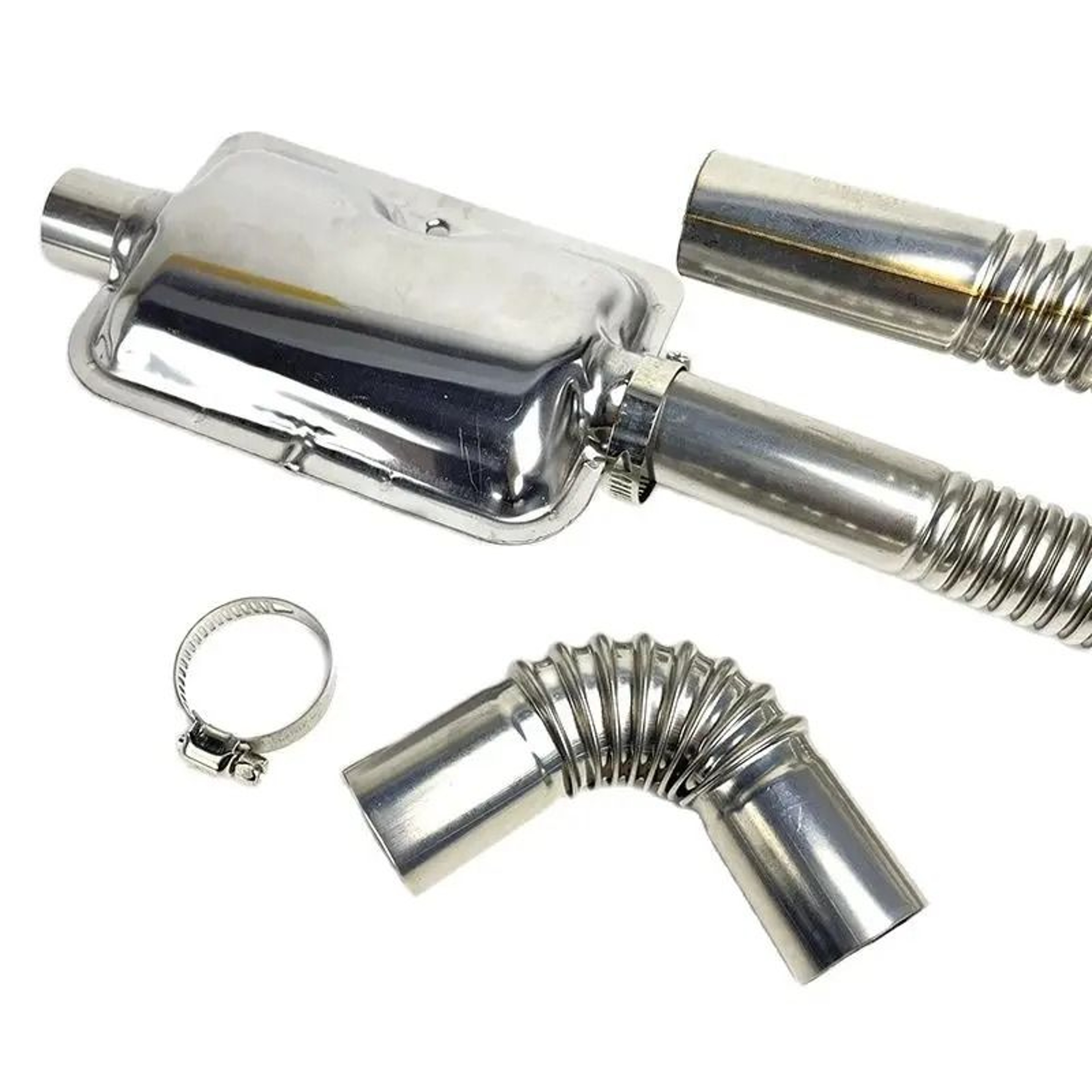 Stainless Steel Exhaust Pipe Tube Hose Kit For Car Air Diesel Heater 1
