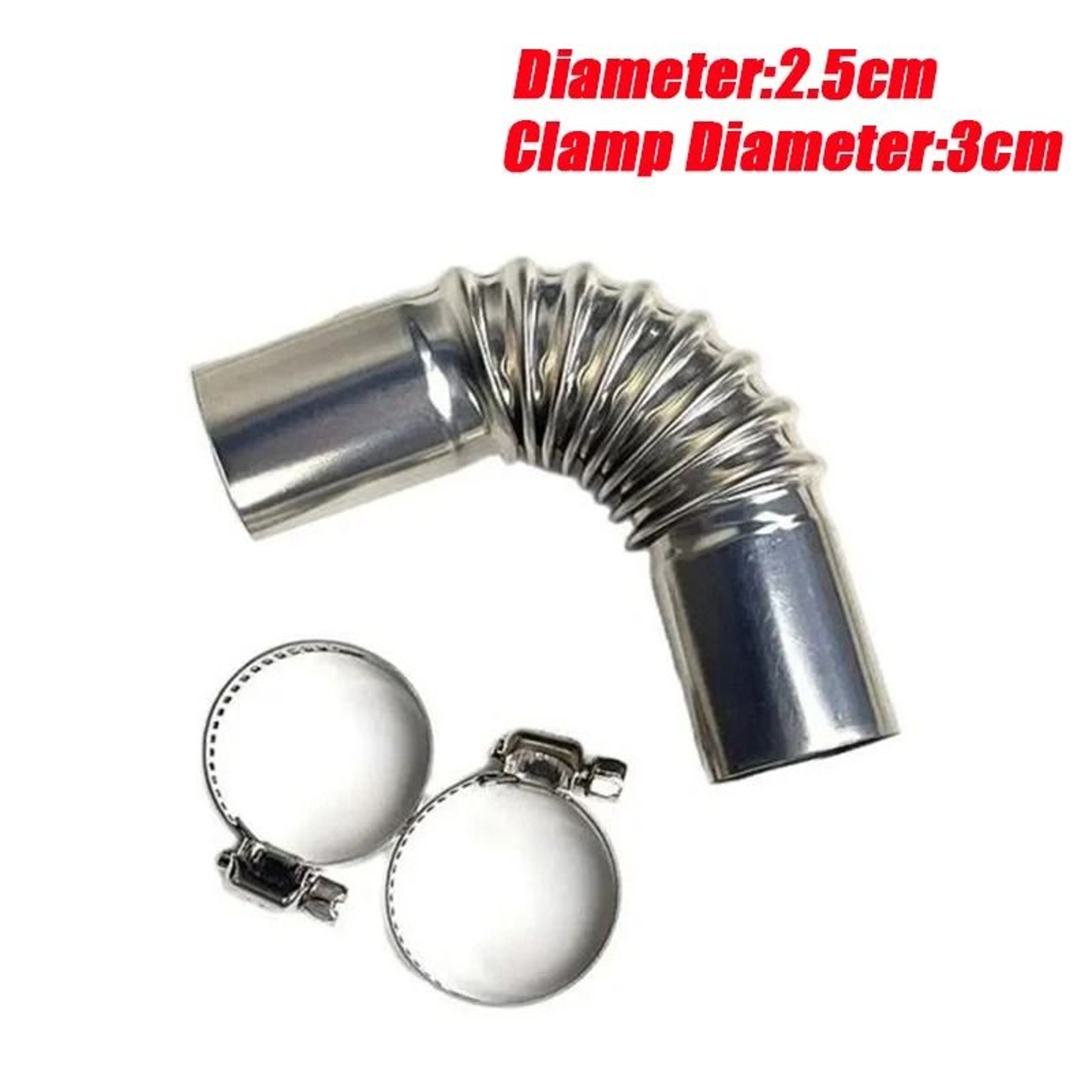 Stainless Steel Exhaust Pipe Tube Hose Kit For Car Air Diesel Heater 7