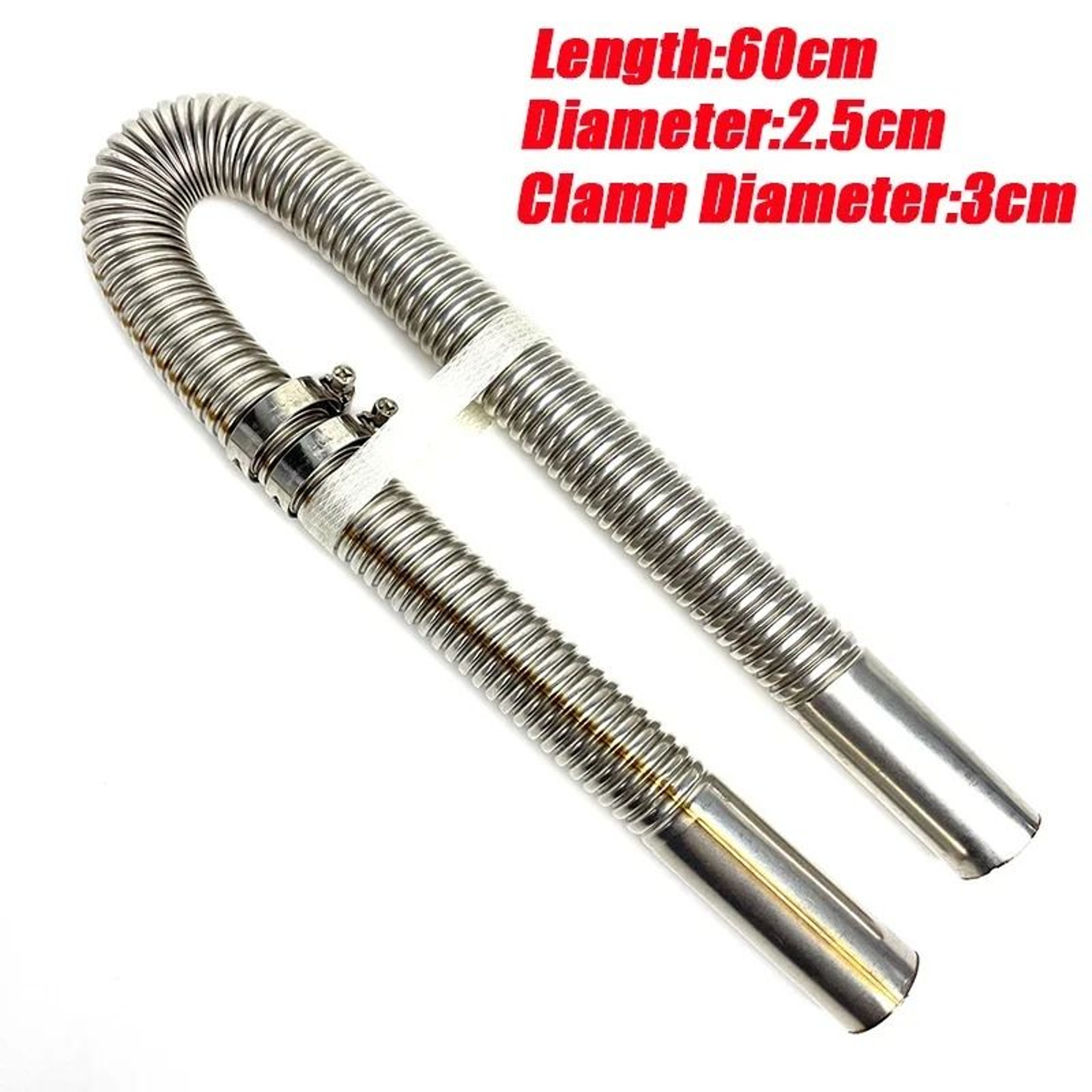 Stainless Steel Exhaust Pipe Tube Hose Kit For Car Air Diesel Heater 8