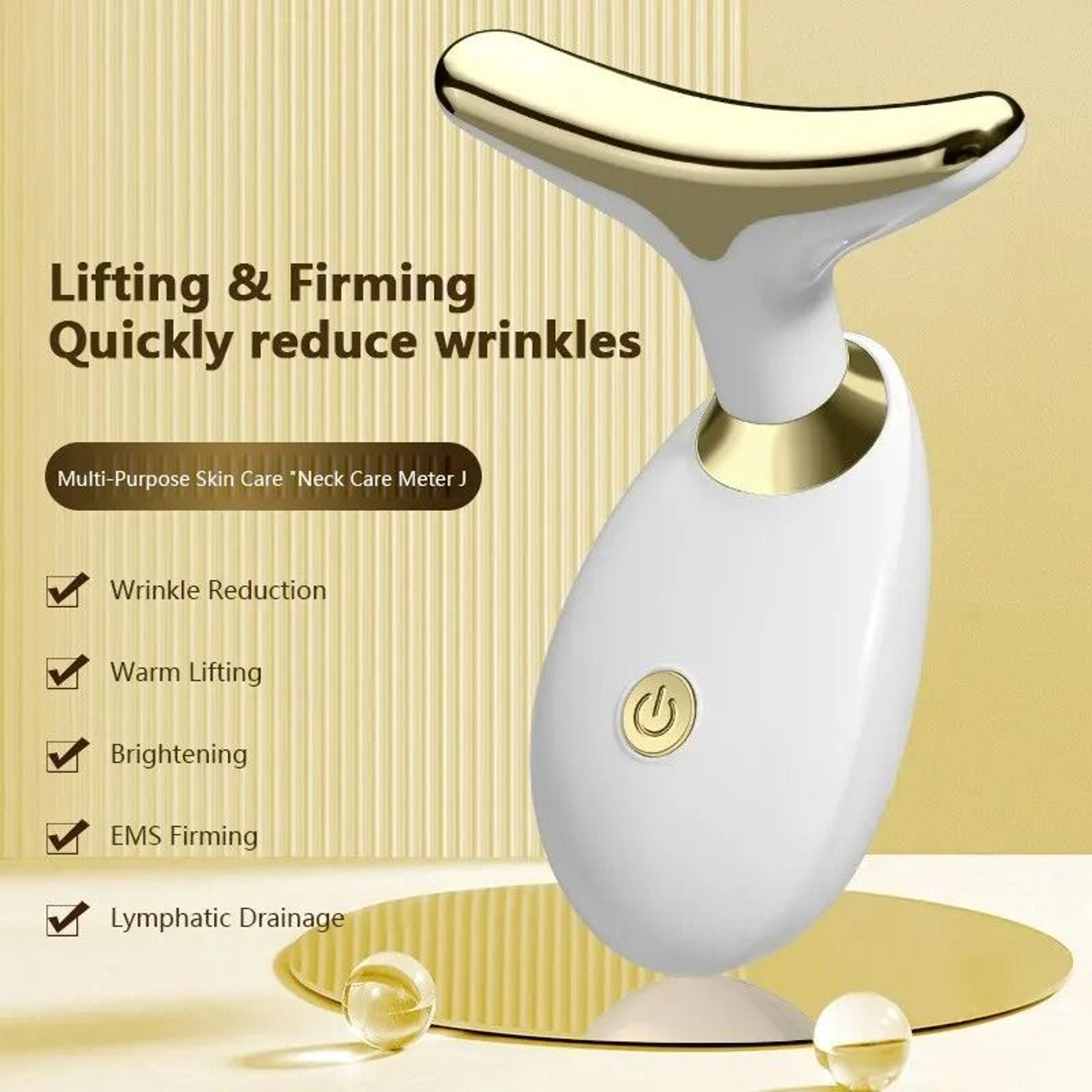 Wireless Face And Neck Massager Lifting And Firming Electric Beauty Device 1