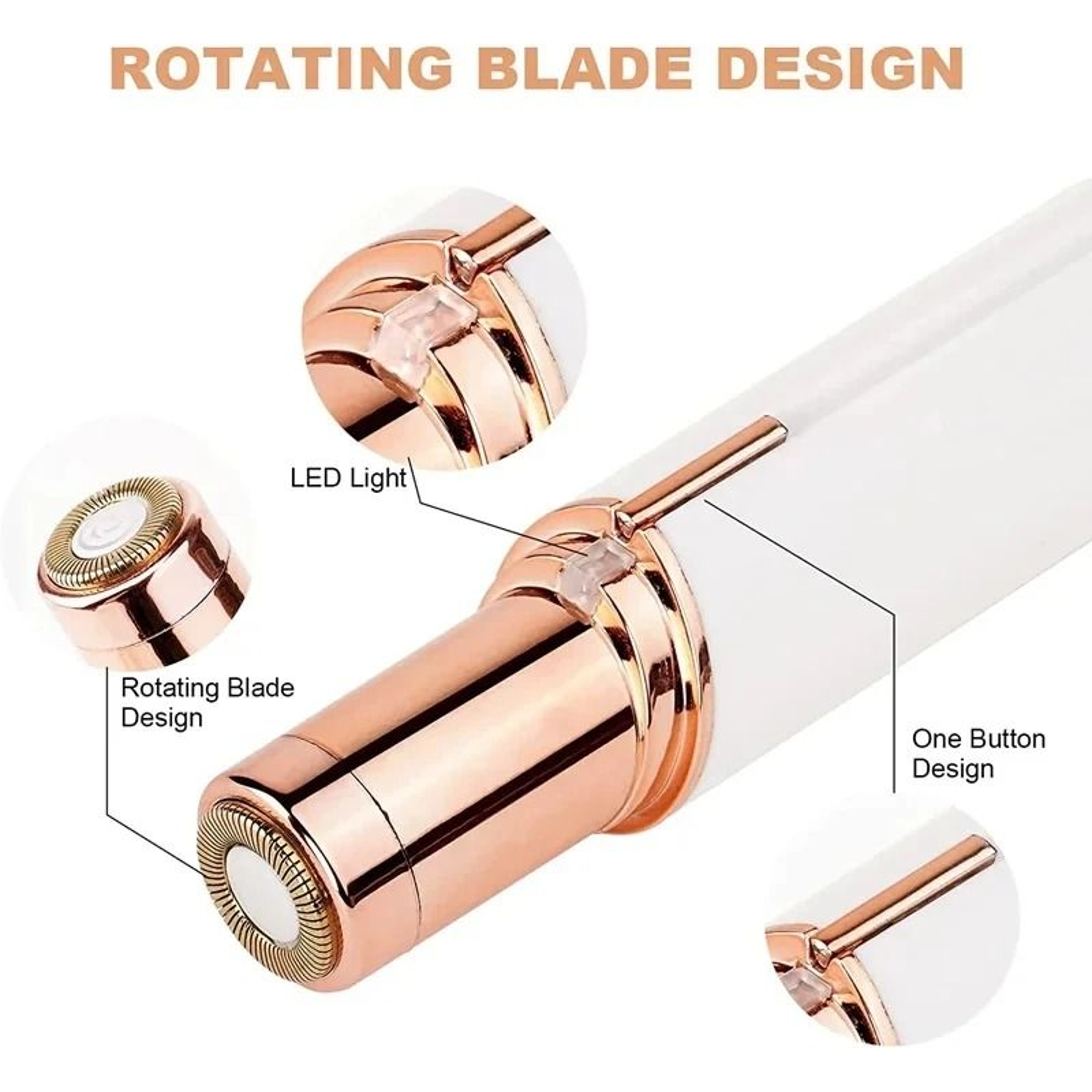 Mini Electric Facial Hair Remover Portable Razor Epilator For Women 5