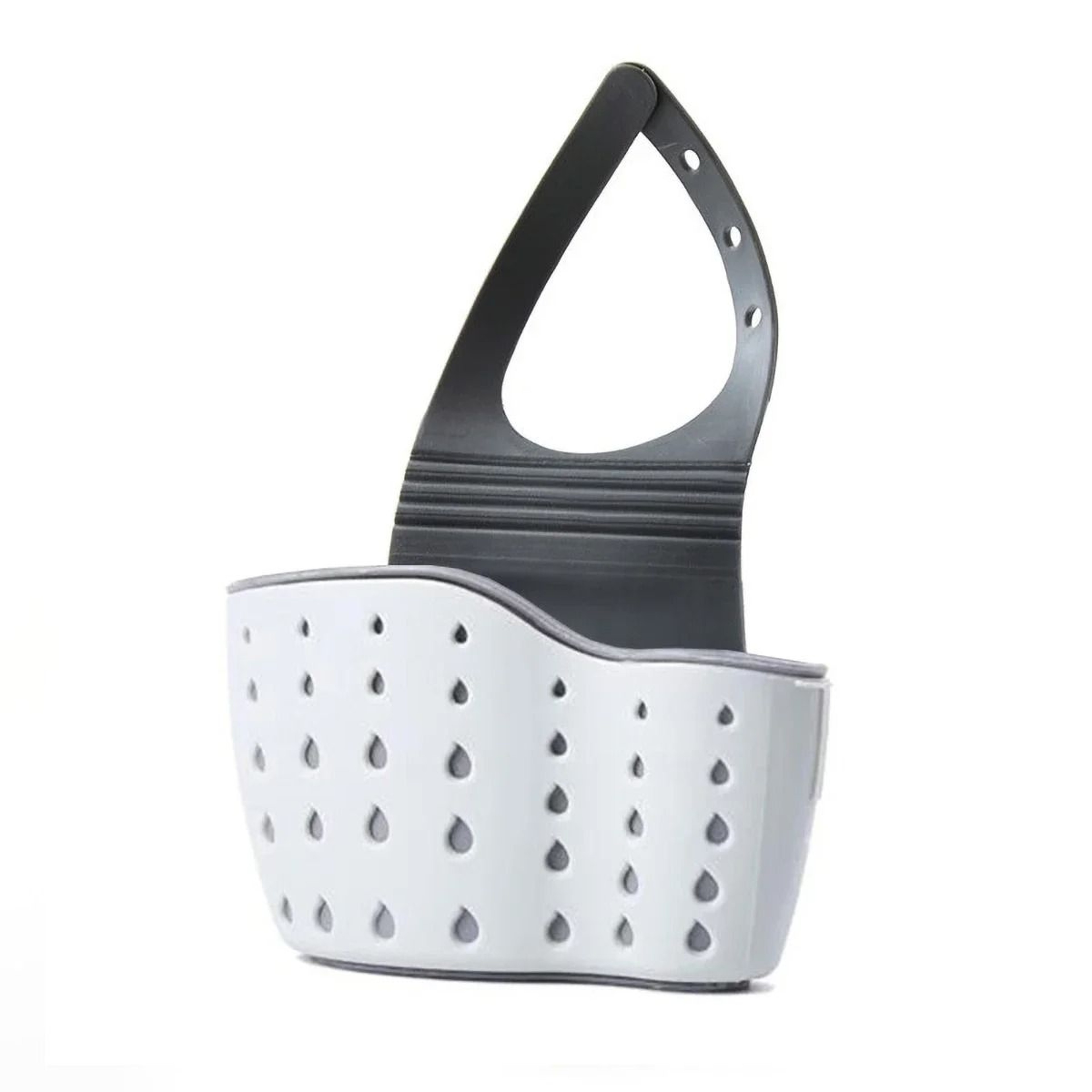 Kitchen Sink Holder Hanging Drain Basket Adjustable Soap Sponge Shelf Organizer 8