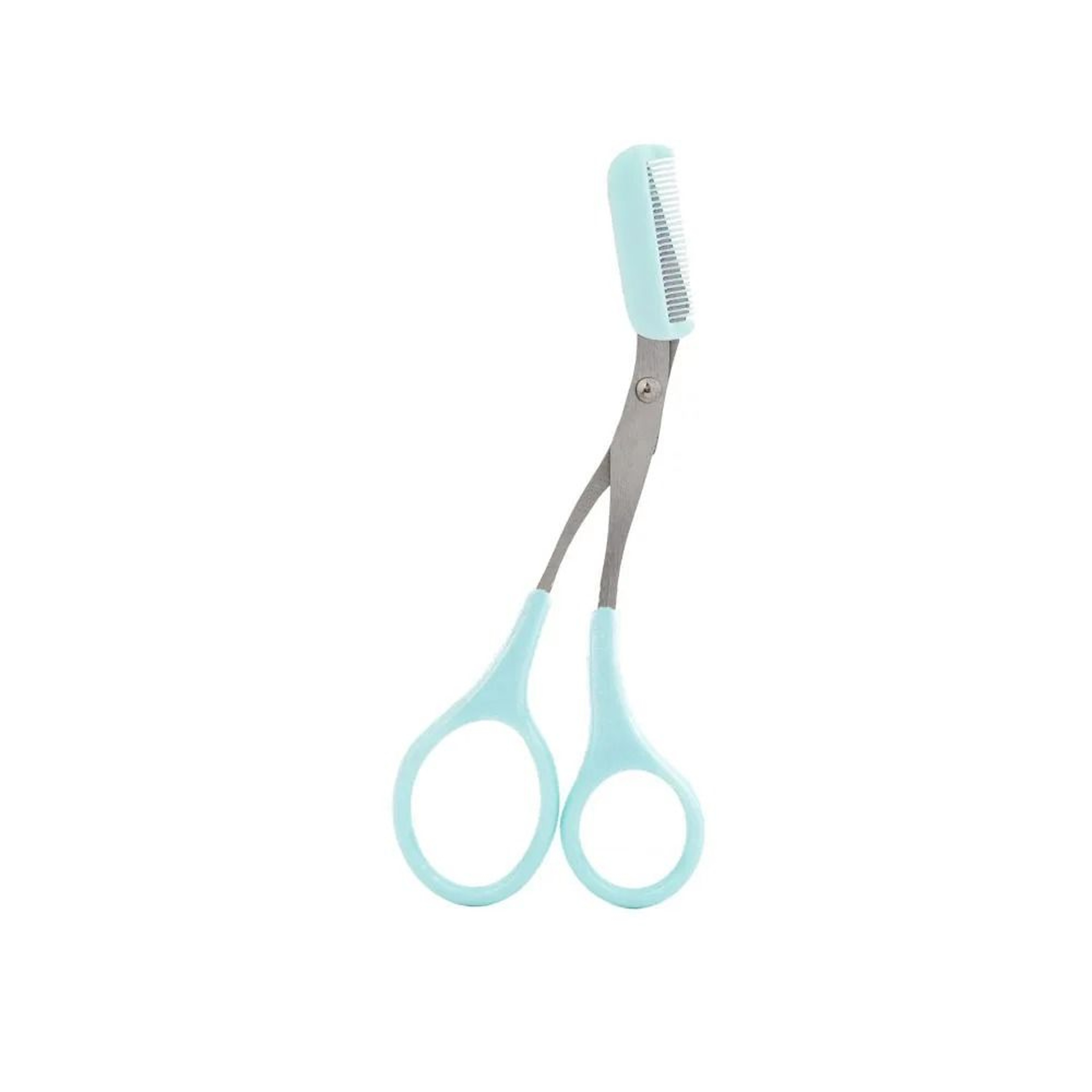 Stainless Steel Eyebrow Trimmer Scissors With Comb Hair Removal Makeup Tool 10