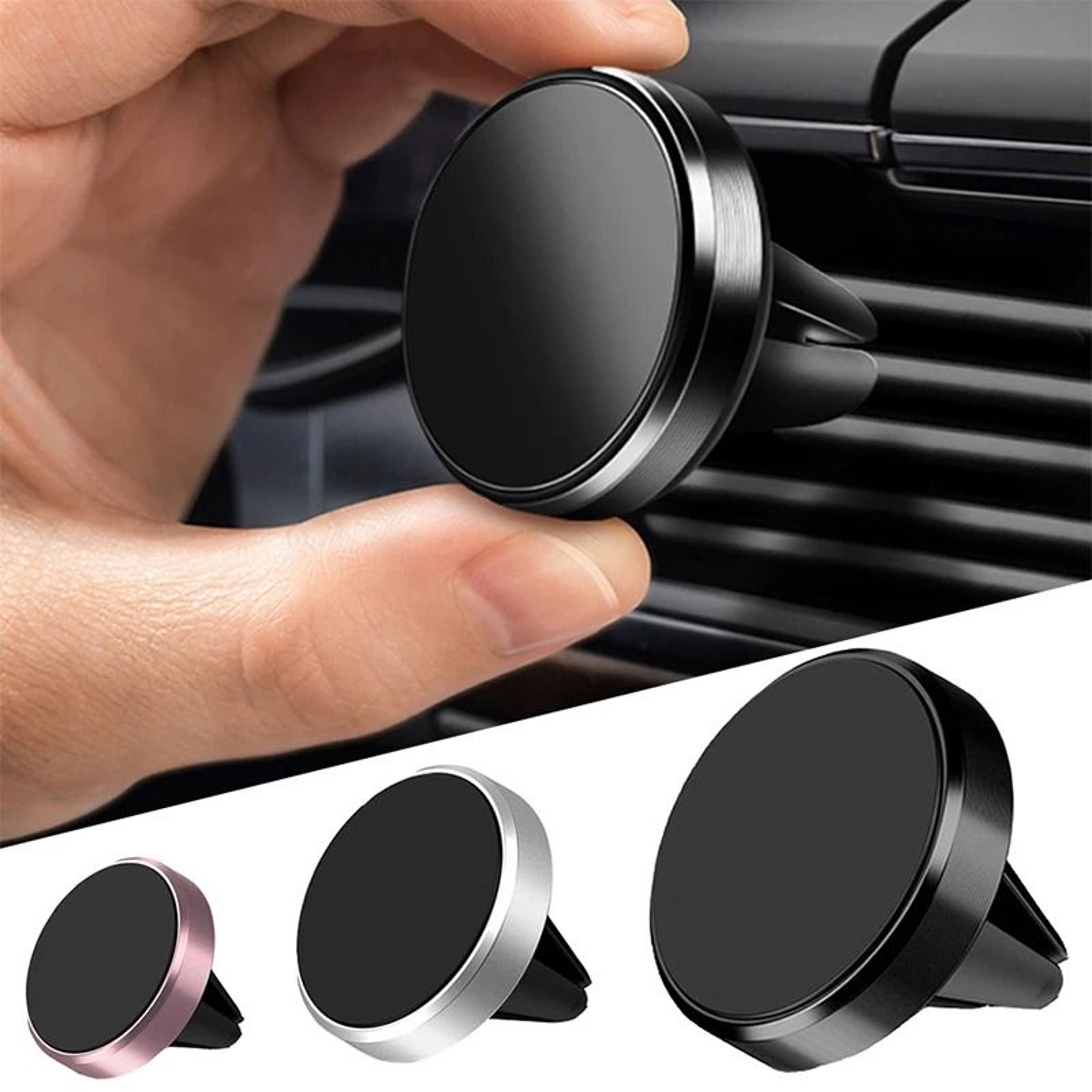 Magnetic Car Phone Holder Air Vent Mount Mobile Stand For IPhone Xiaomi Samsung 0