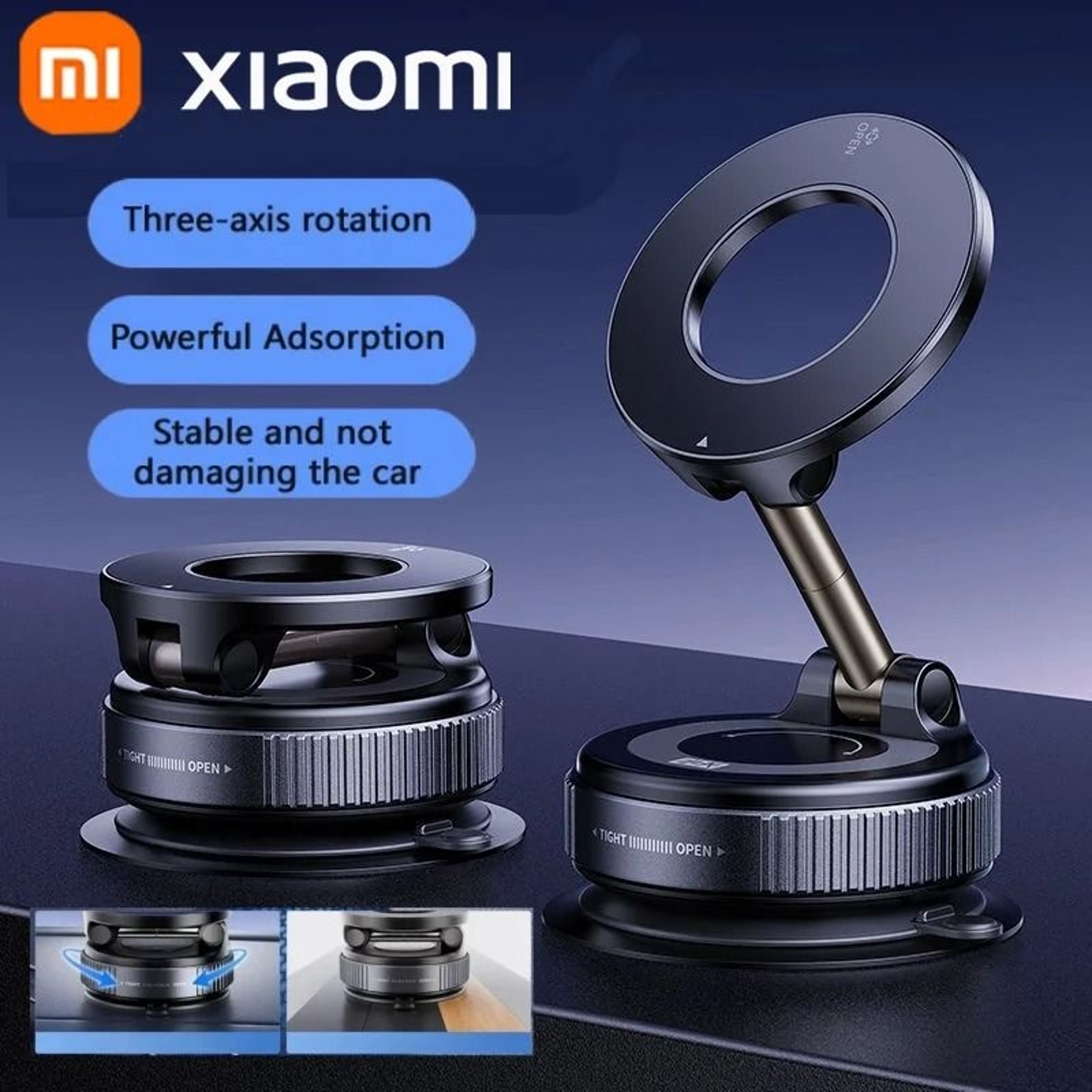 Xiaomi Magsafe Car Phone Holder Suction Cup Vacuum Magnetic Phone Stand 0
