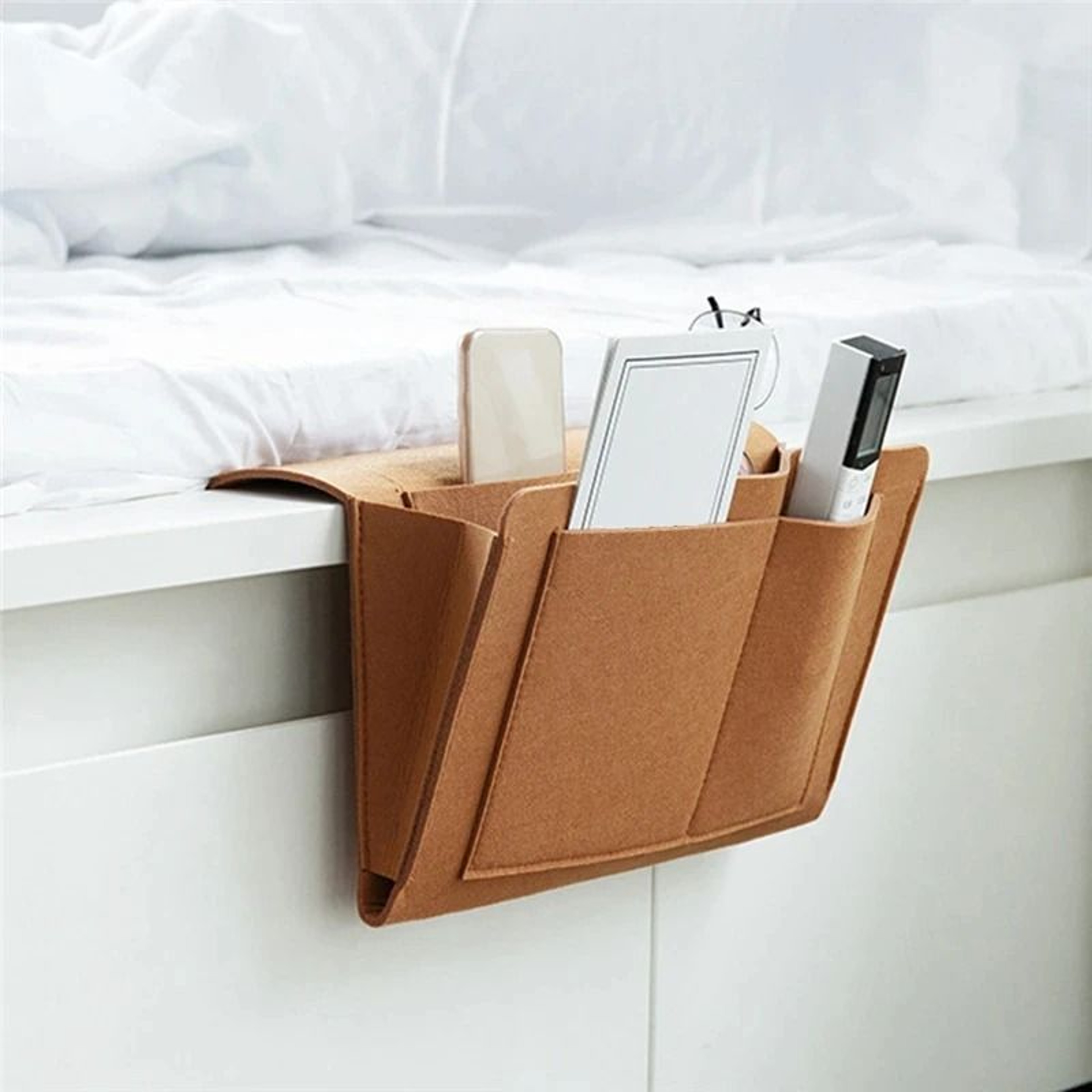 Baby Bed Hanging Organizer Felt Storage Pockets 3