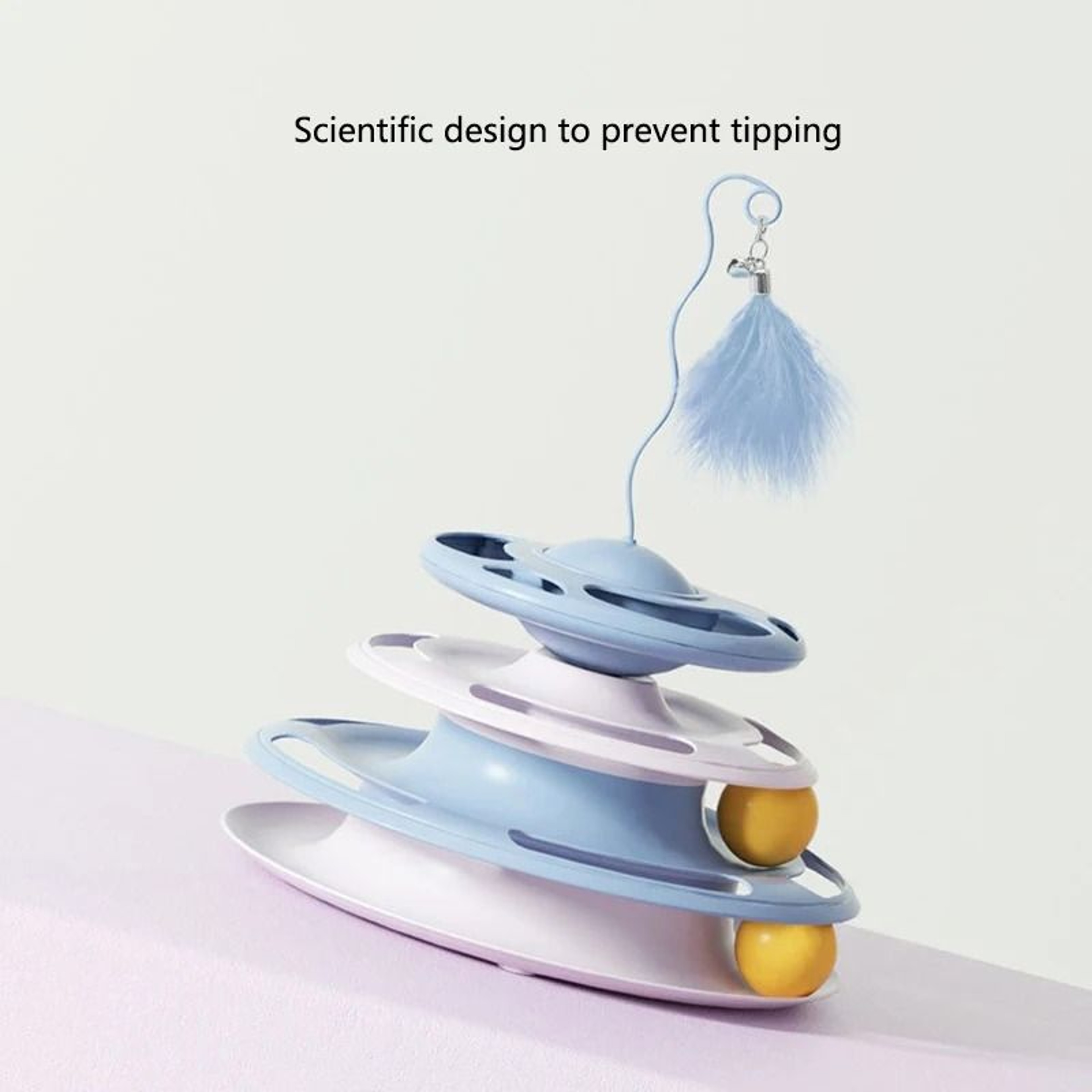 Cat Turntable Feeder And Interactive Toy For Boredom Relief 3