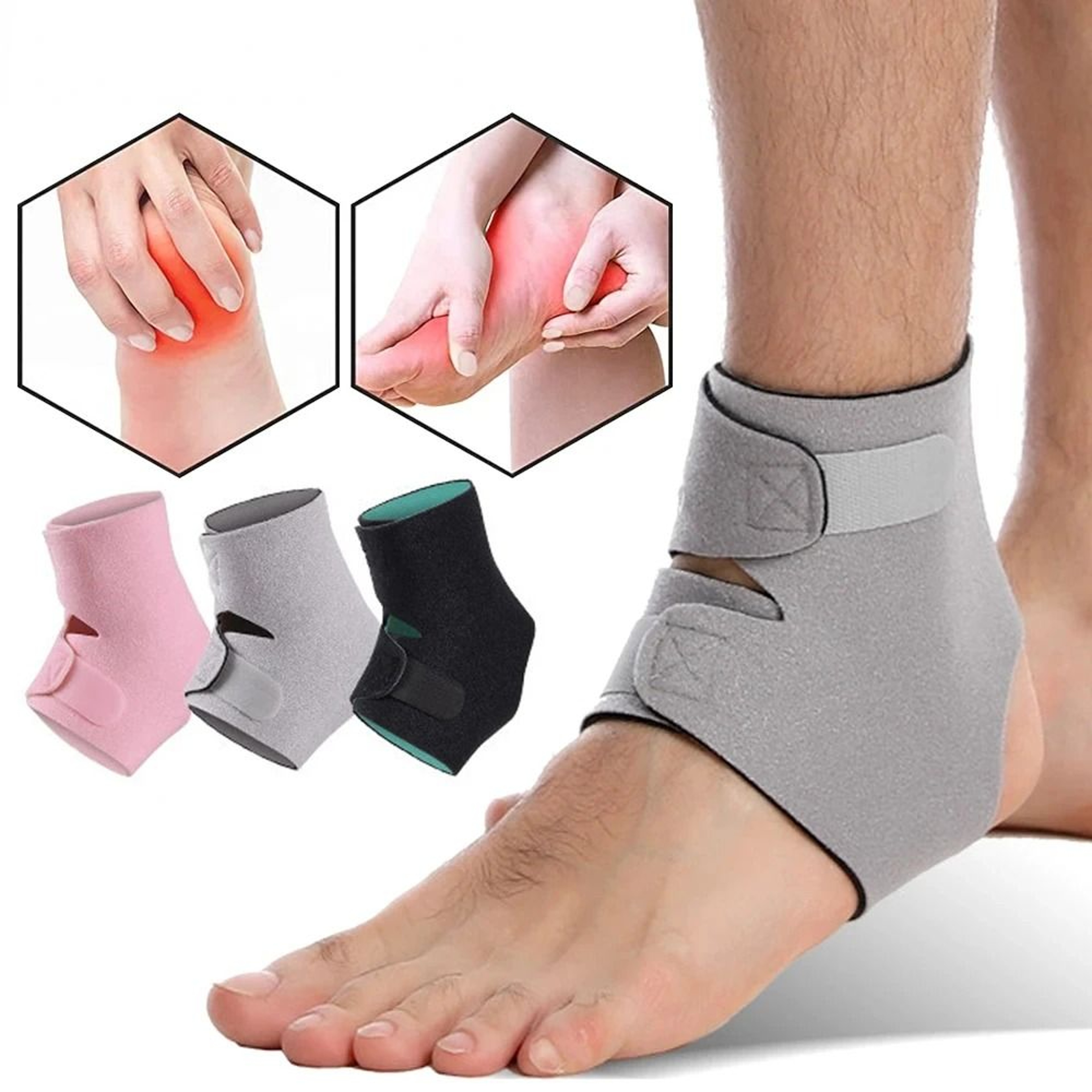 Sports Protective Gear Football Ankle Support Basketball Ankle Brace Nylon Ankle Protector Compress 0