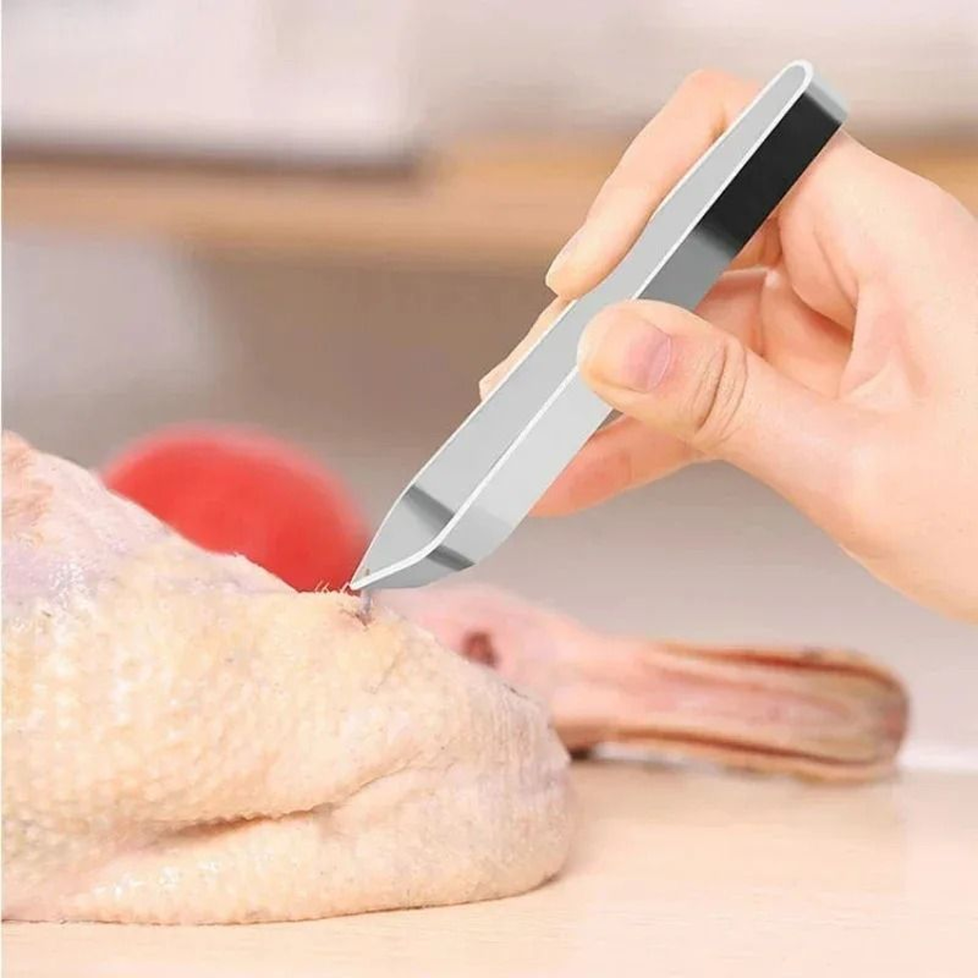 Stainless Steel Fish Bone Tweezers Pincer Puller Remover Tongs Kitchen Gadget 5
