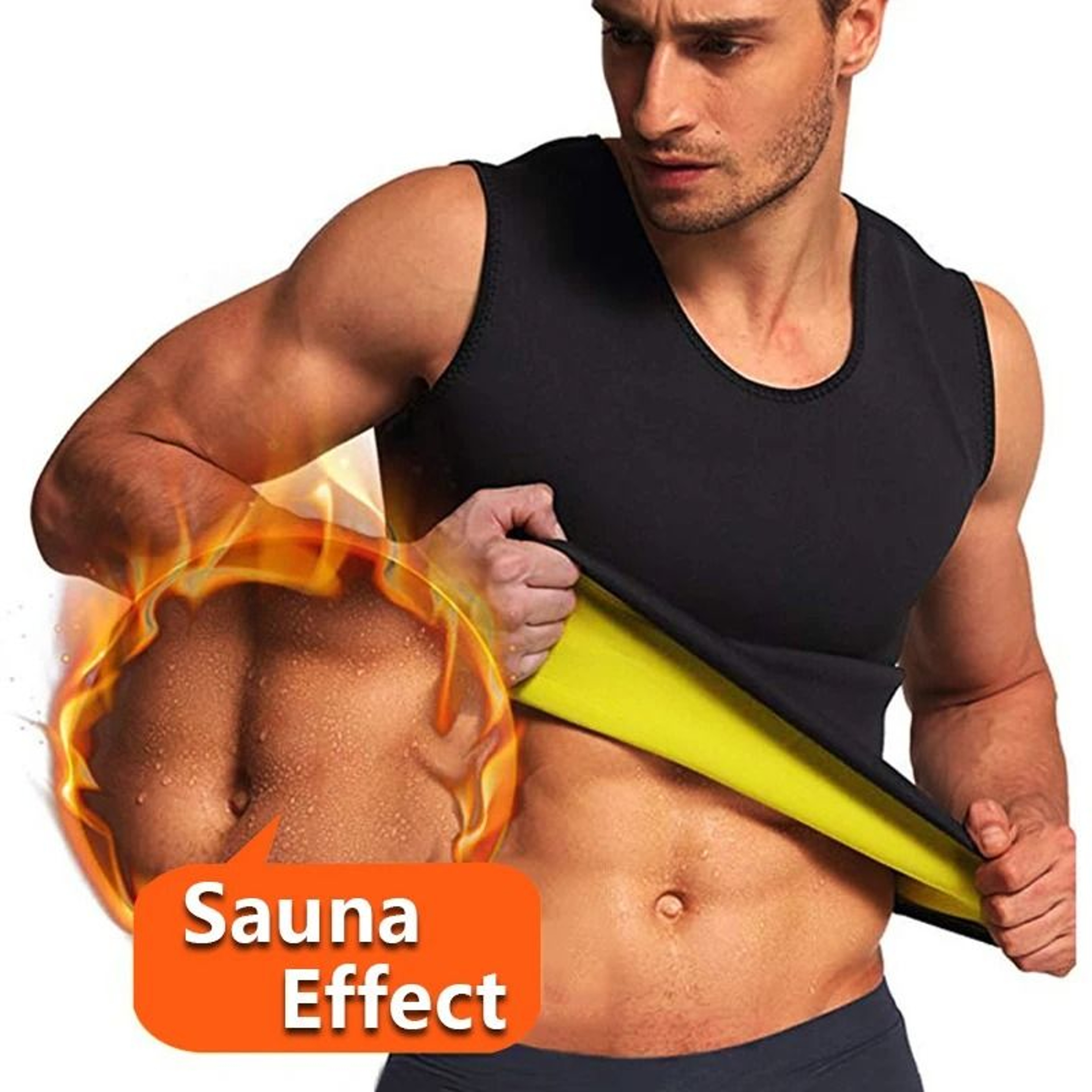 Men Slimming Body Shaper Modeling Vest Belt Belly Reducing Waist Trainer Sweat Corset 0
