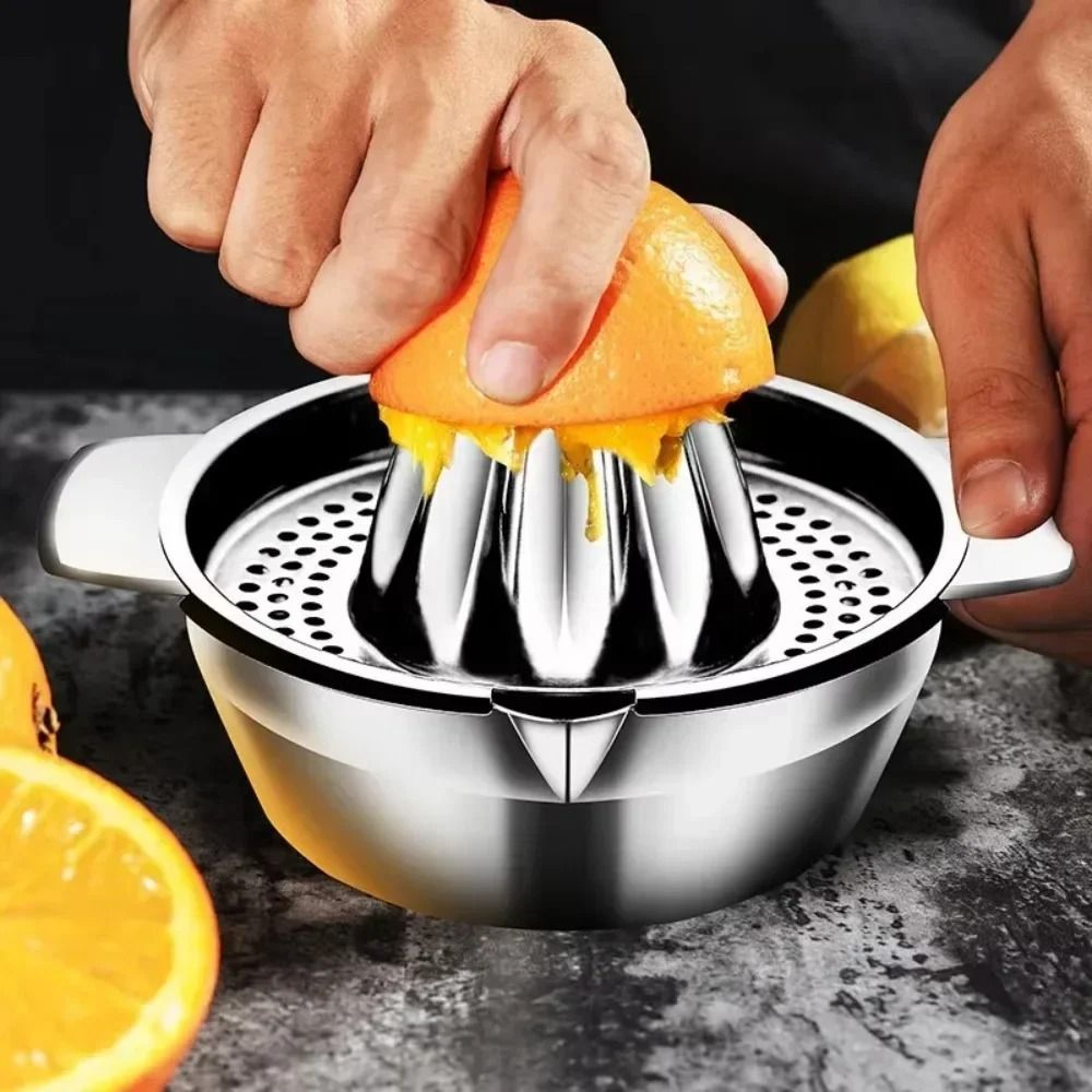 304 Stainless Steel Manual Fruit Lemon And Orange Juicer 0