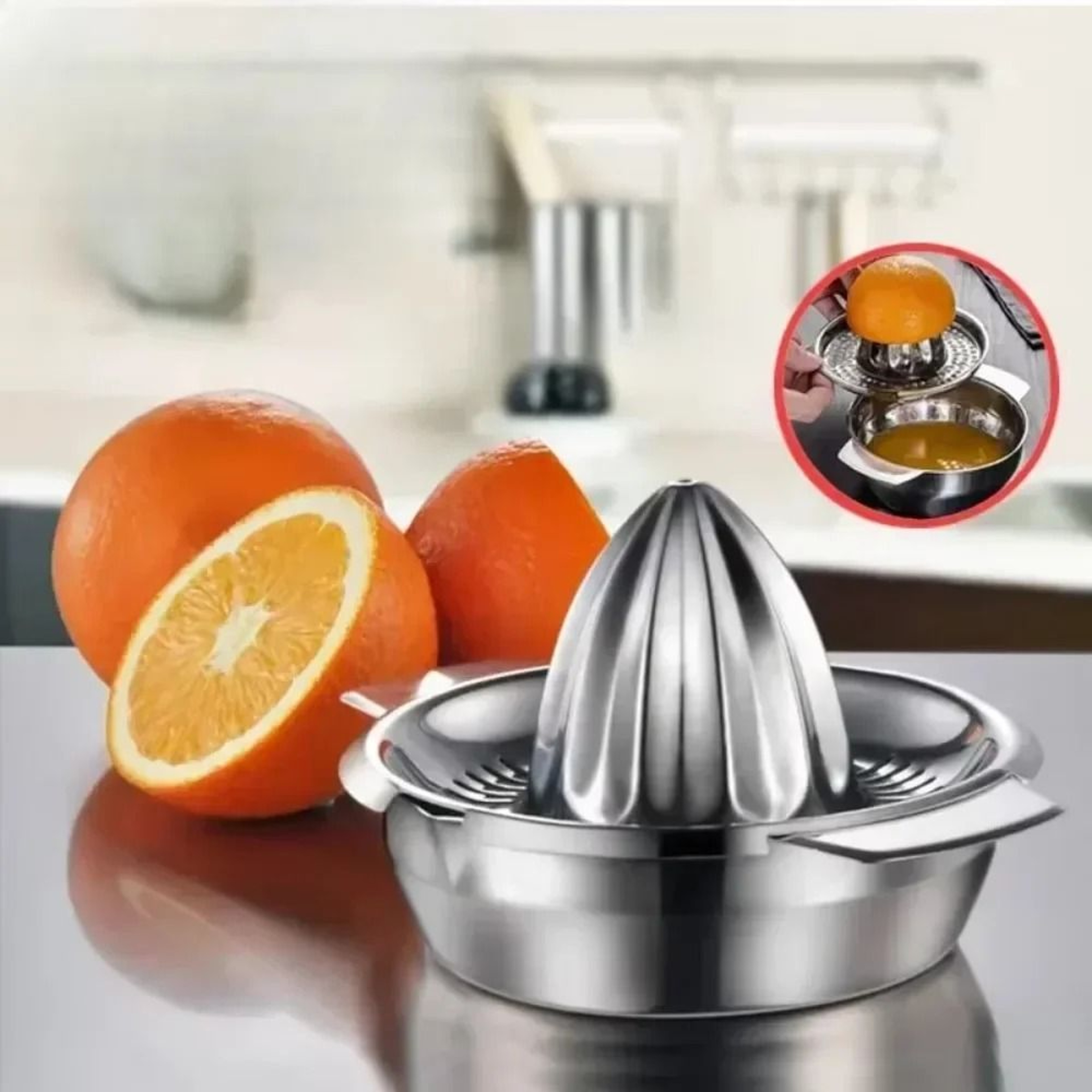 304 Stainless Steel Manual Fruit Lemon And Orange Juicer 3