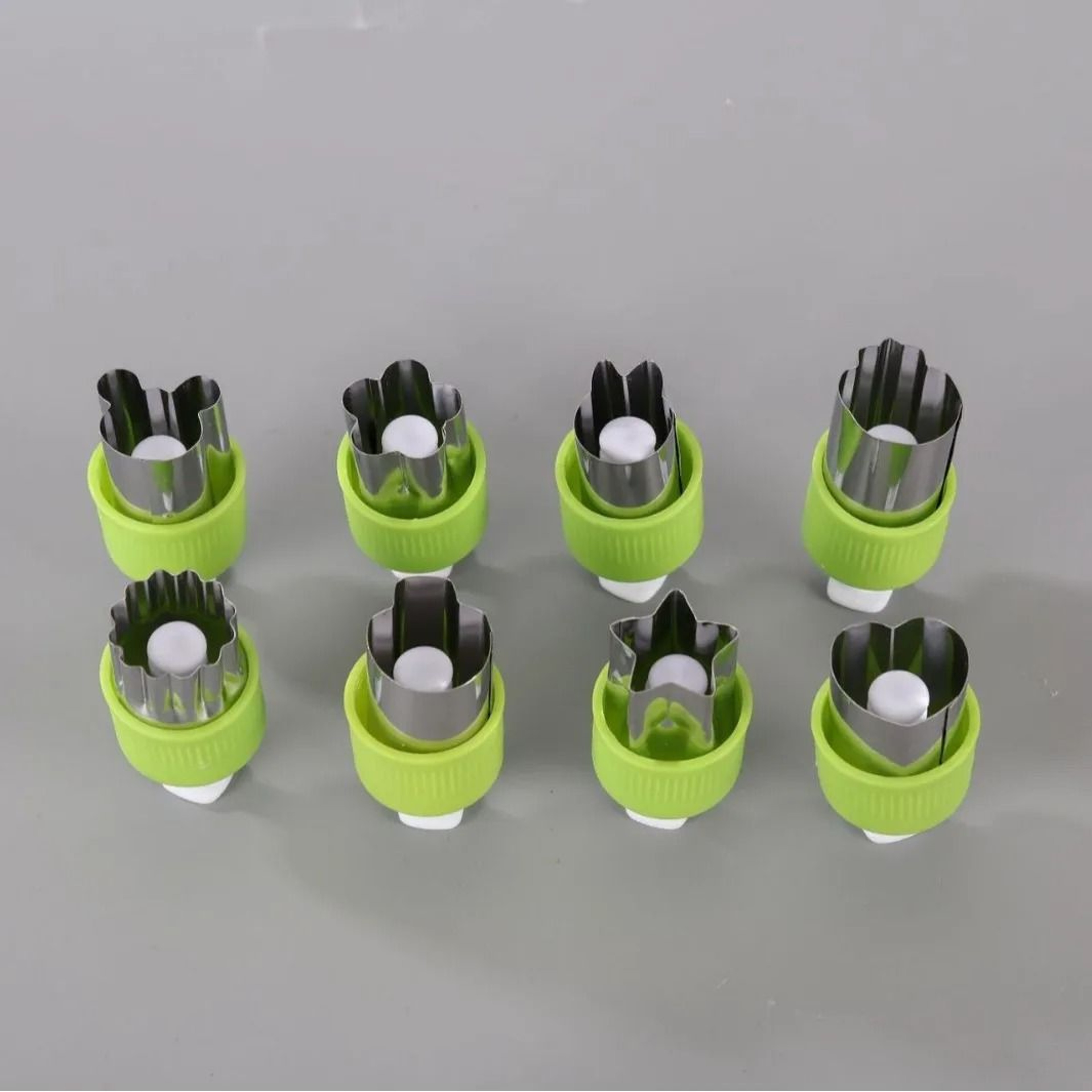 Pressed Fruit Printing Cutting Die 6 Piece Set Stainless Steel Vegetable Biscuit Cutter 7