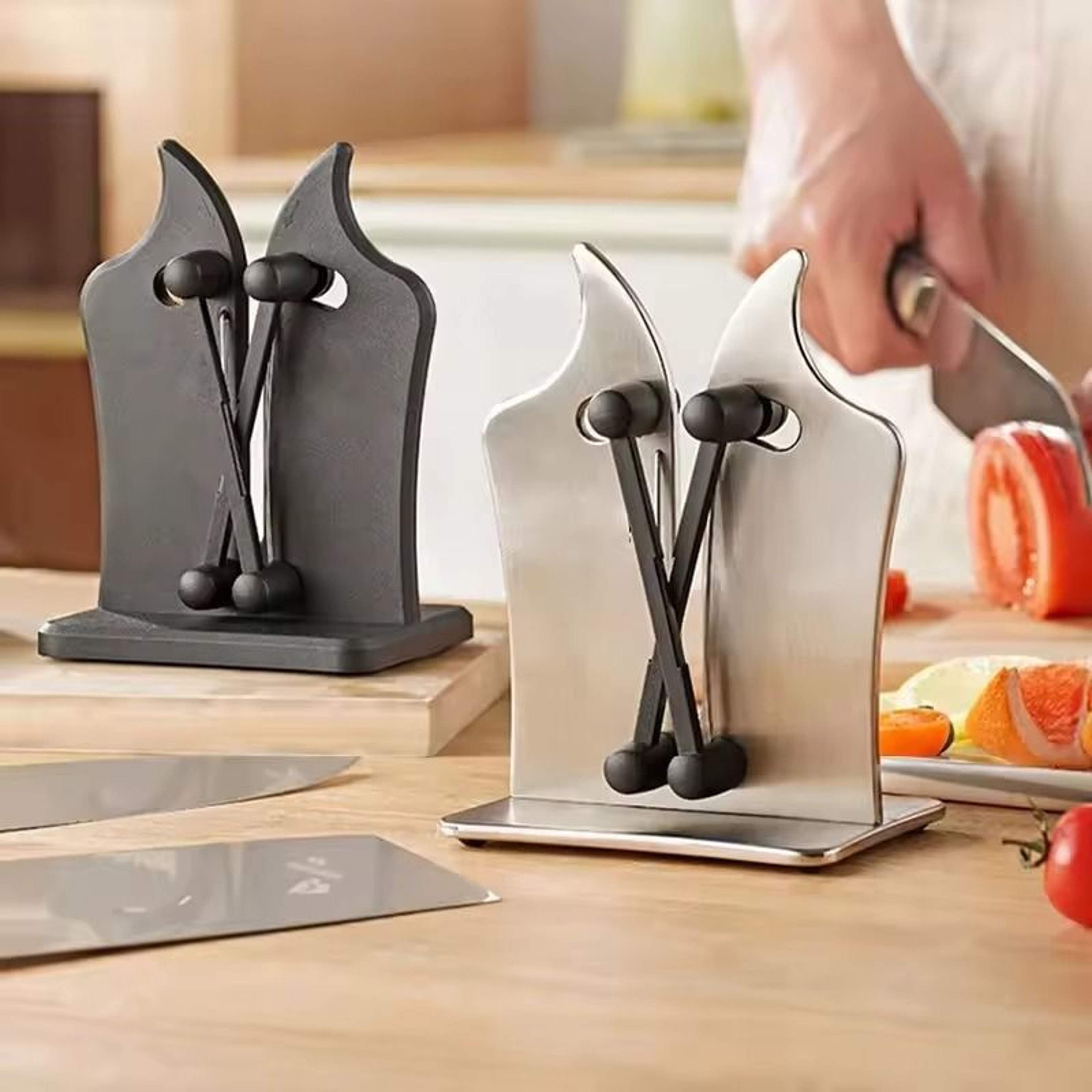 Household Knife Sharpener Multifunctional Kitchen Sharpening Stone 2