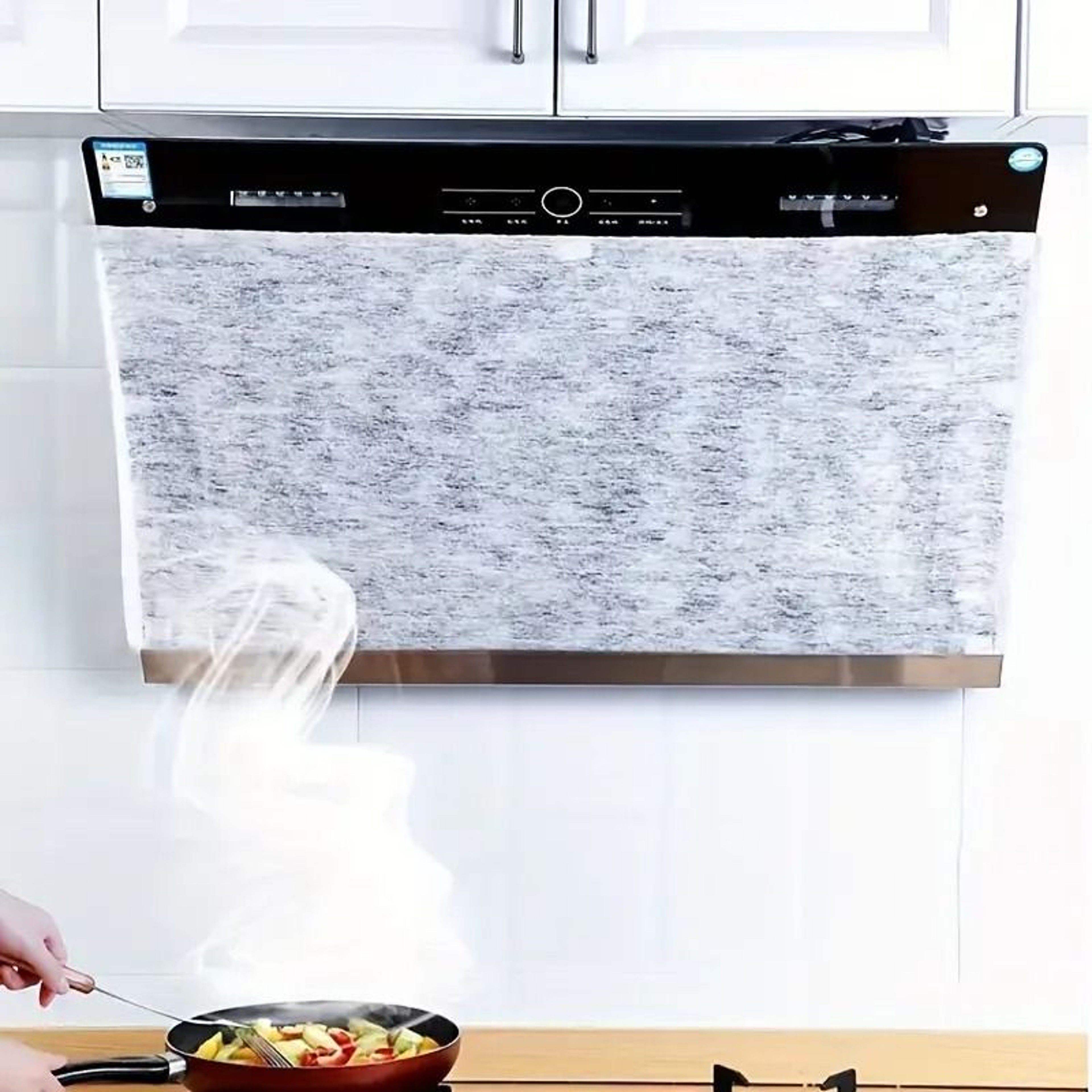 Disposable Oil Absorbing Paper For Kitchen Range Hood Filter 1
