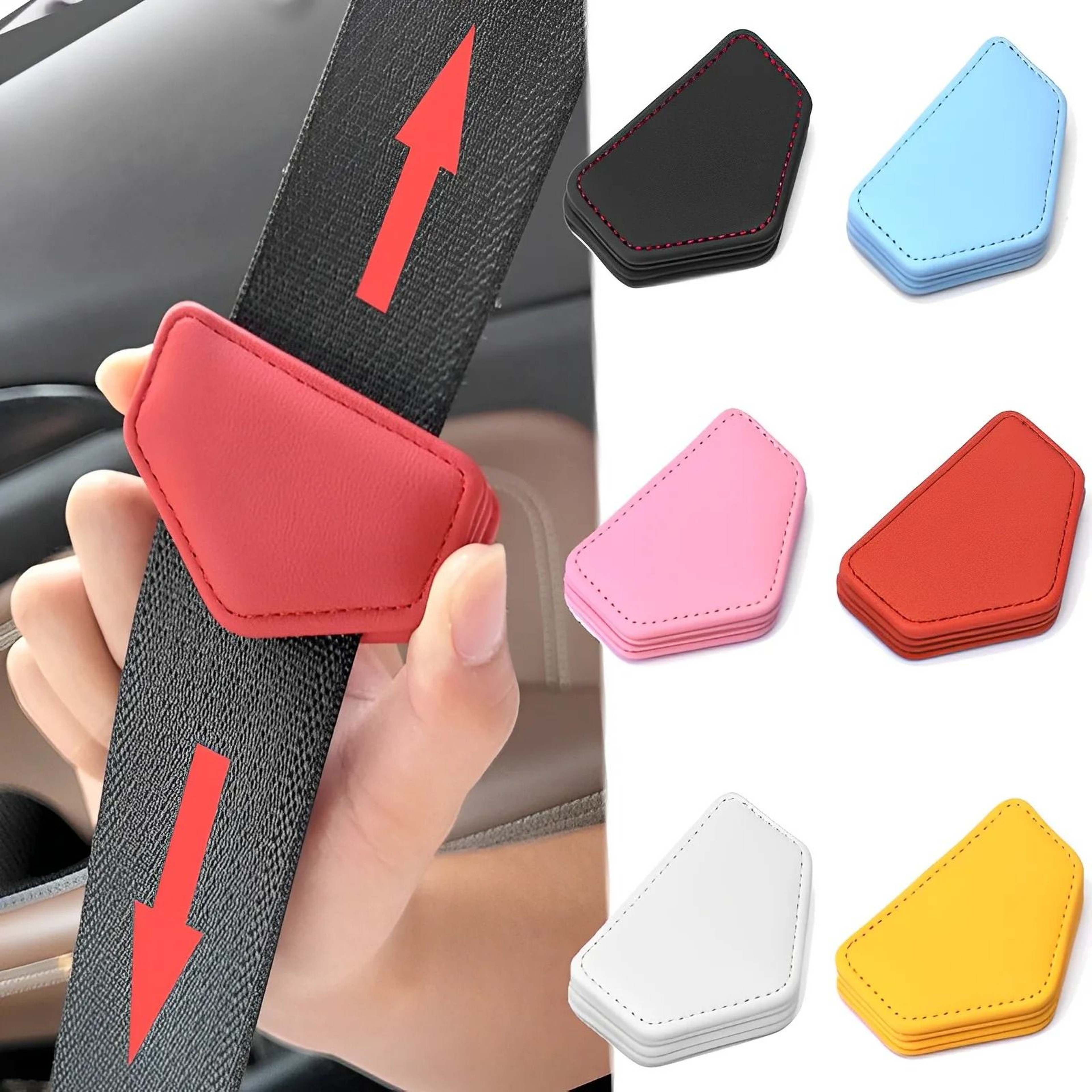 Car Seat Belt Clip Magnetic Safety Belt Fixed Limiter 0