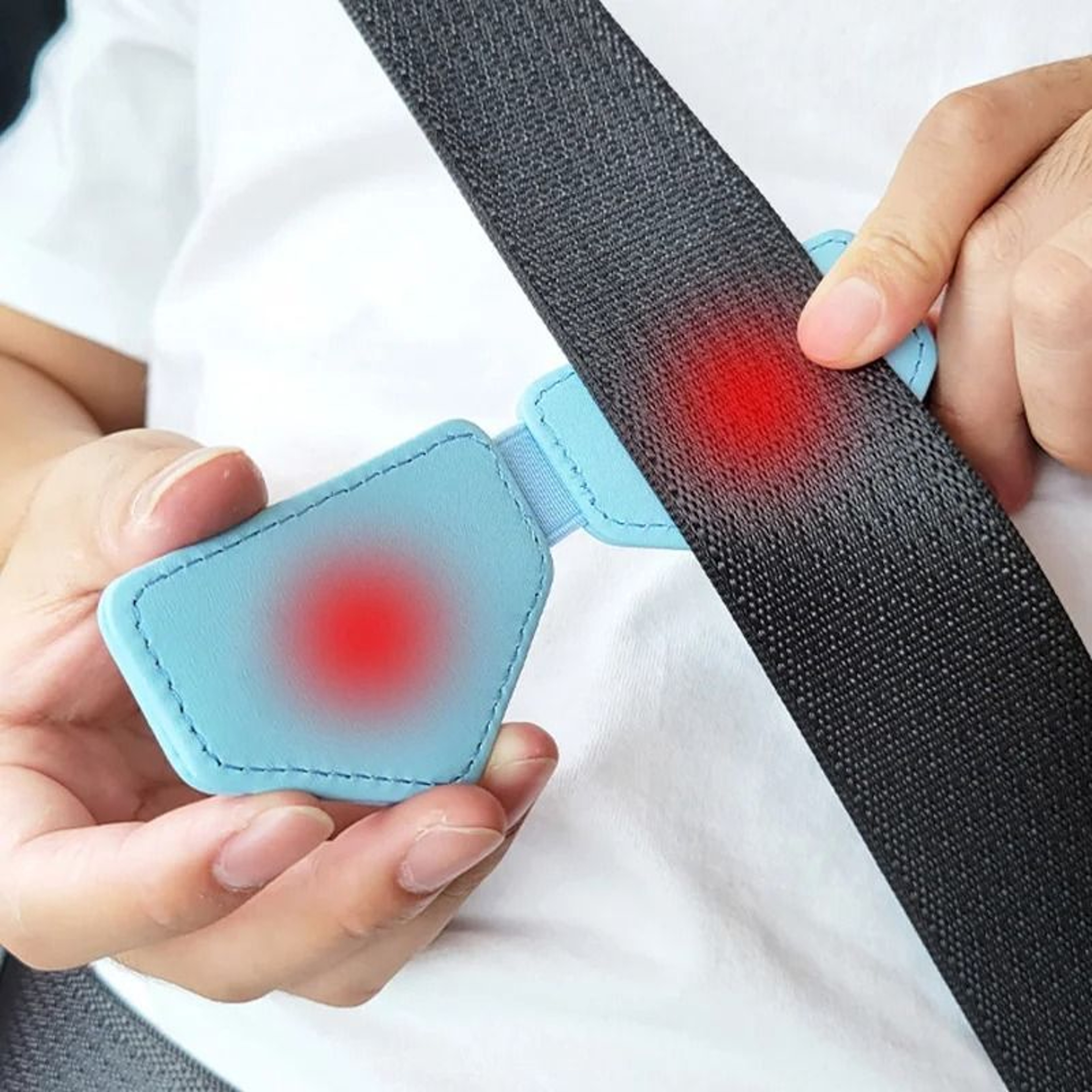 Car Seat Belt Clip Magnetic Safety Belt Fixed Limiter 1