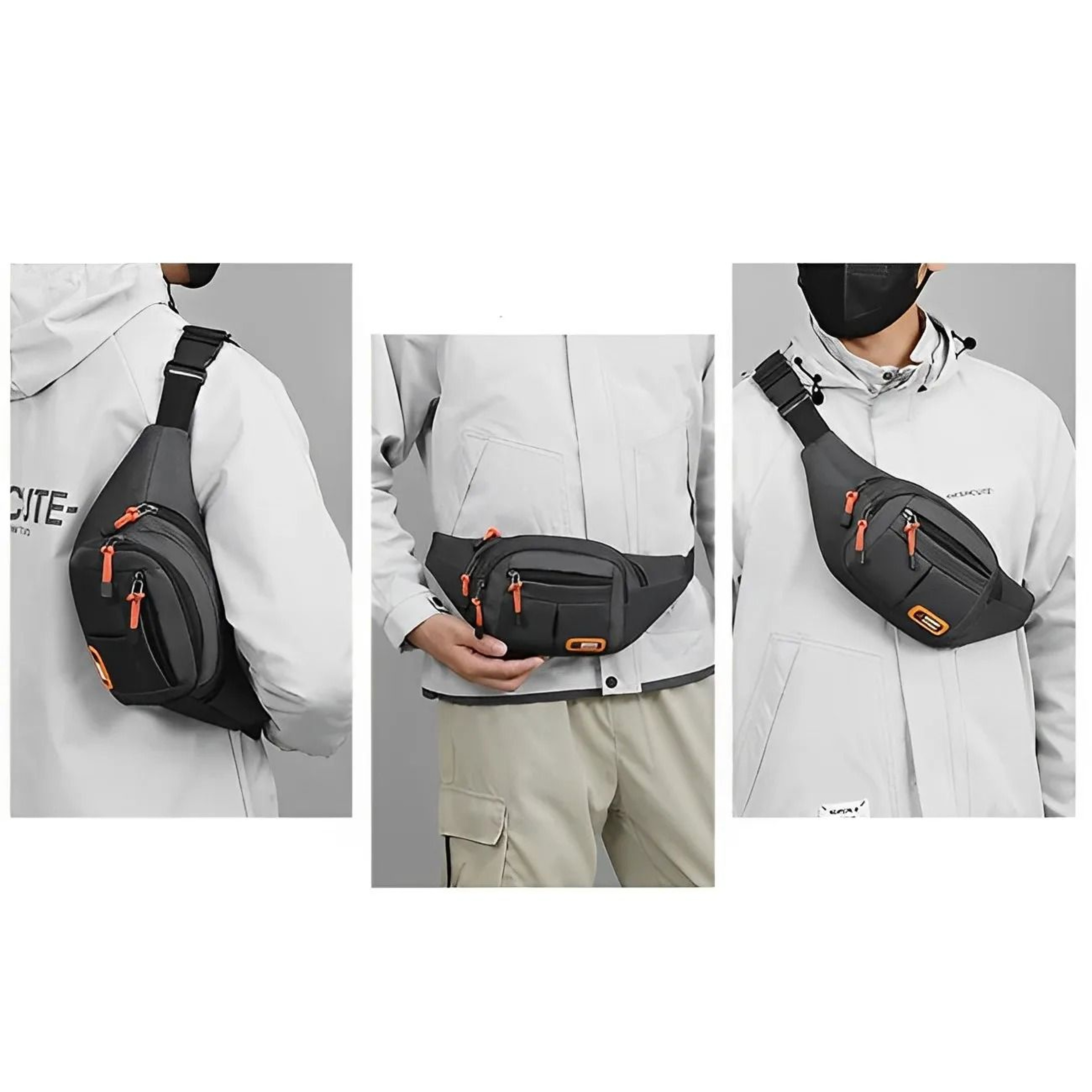 Oxford Waterproof Mobile Waist Bag For Men And Women 1