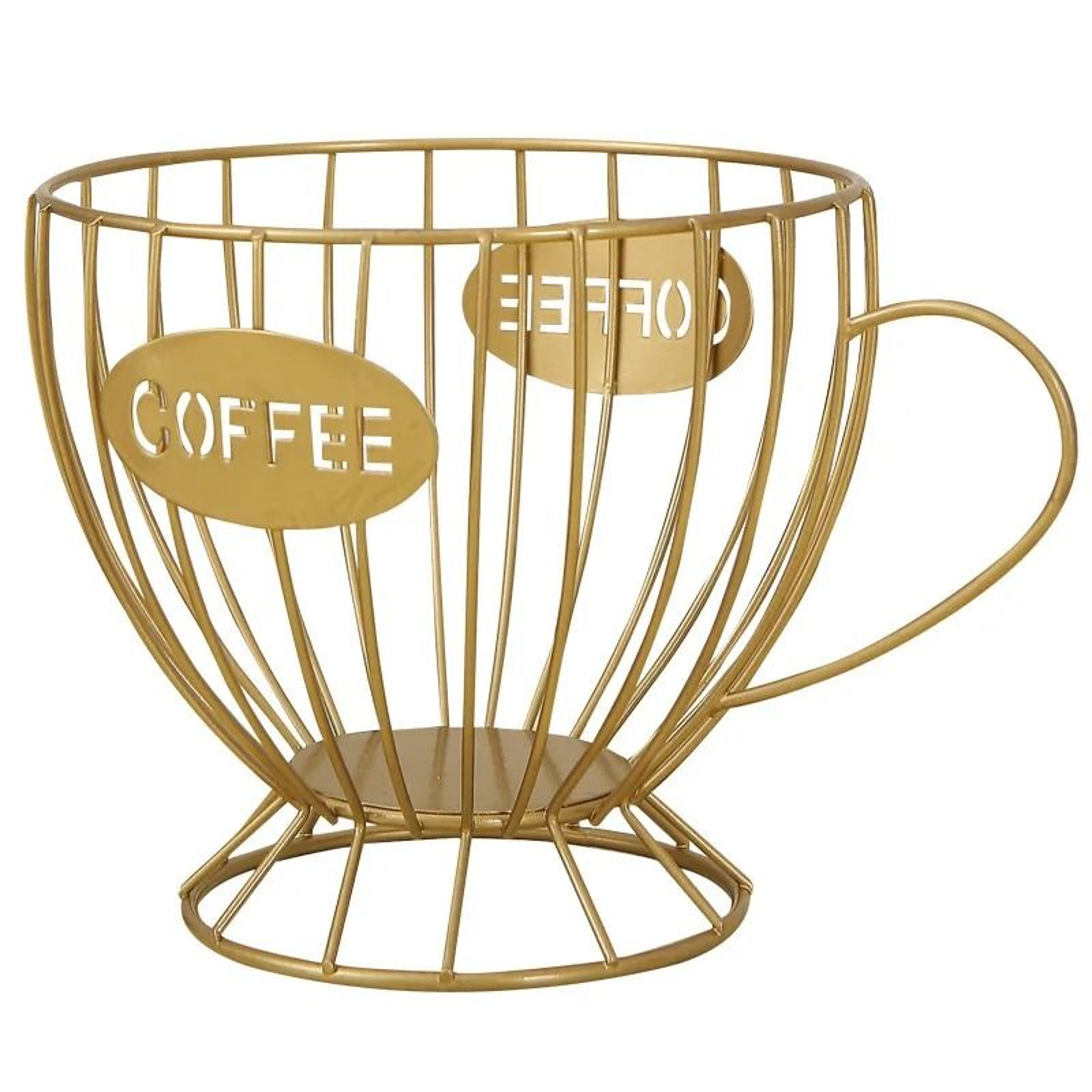 Metal Coffee Capsule Holder Large Capacity Coffee Pod Organizer 6