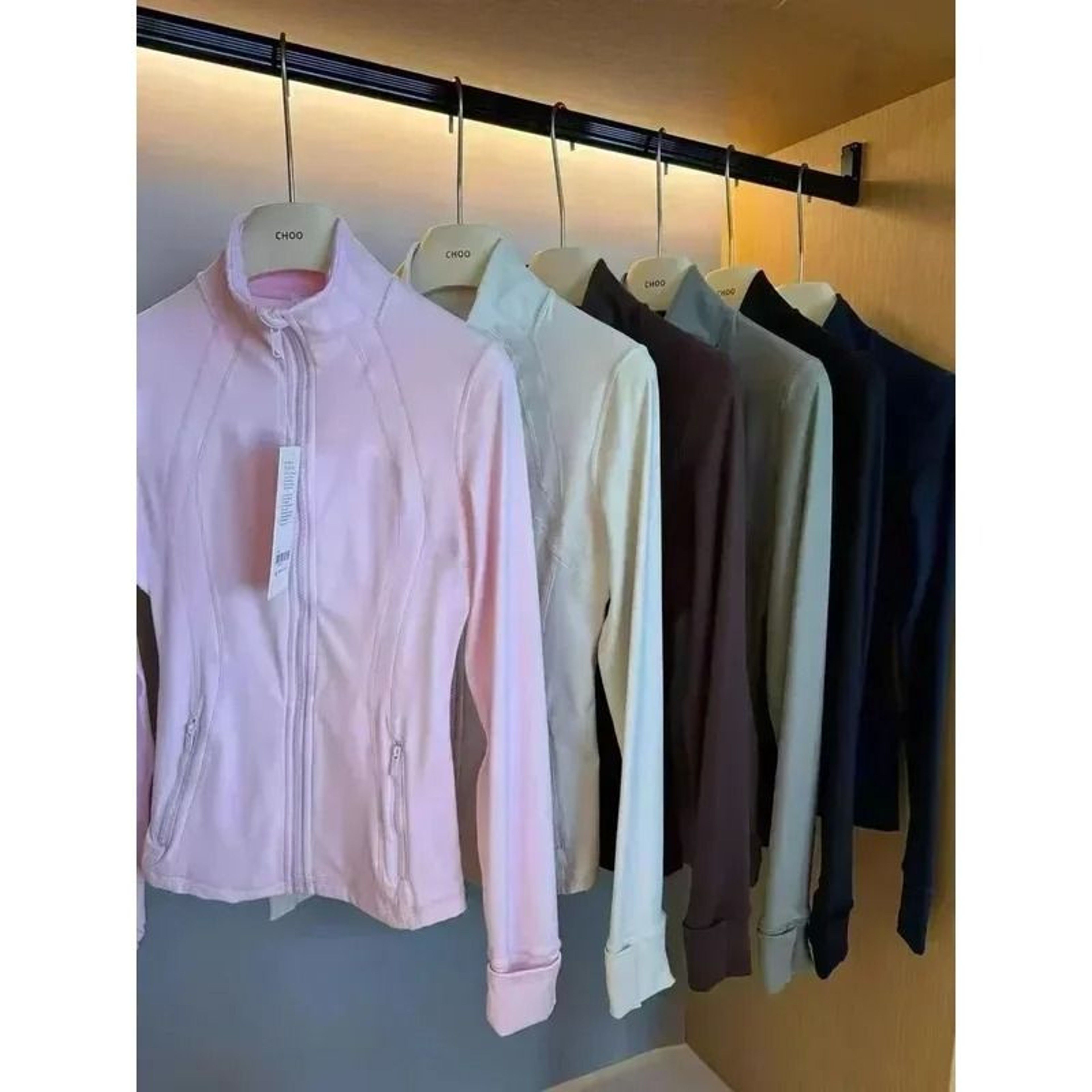 Lemon Women Defines Fleece Jacket Gym Stretch Zip Running Yoga Outerwear 0