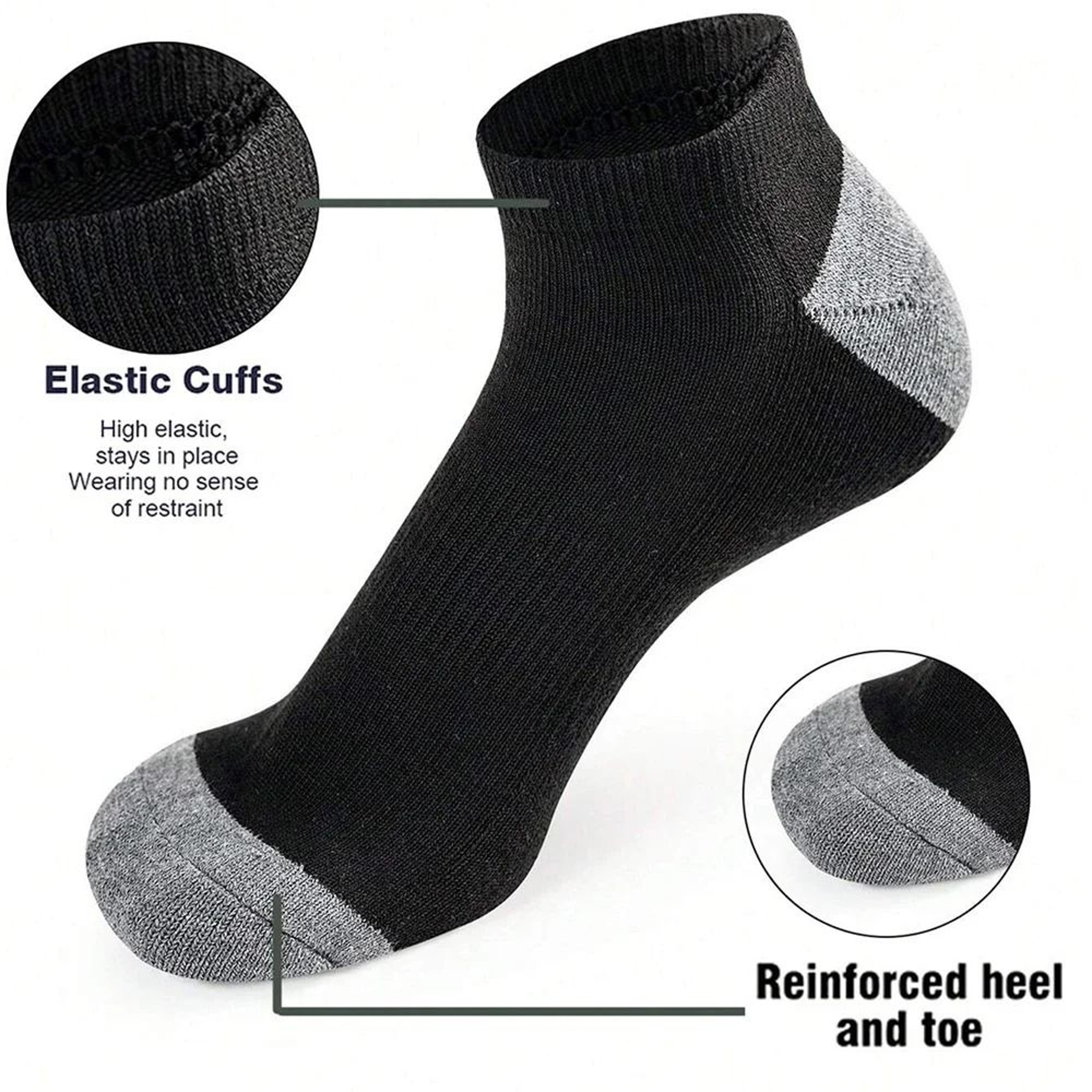 10 Pairs Comfortable Breathable Low Cut Socks For Outdoor Activities 4
