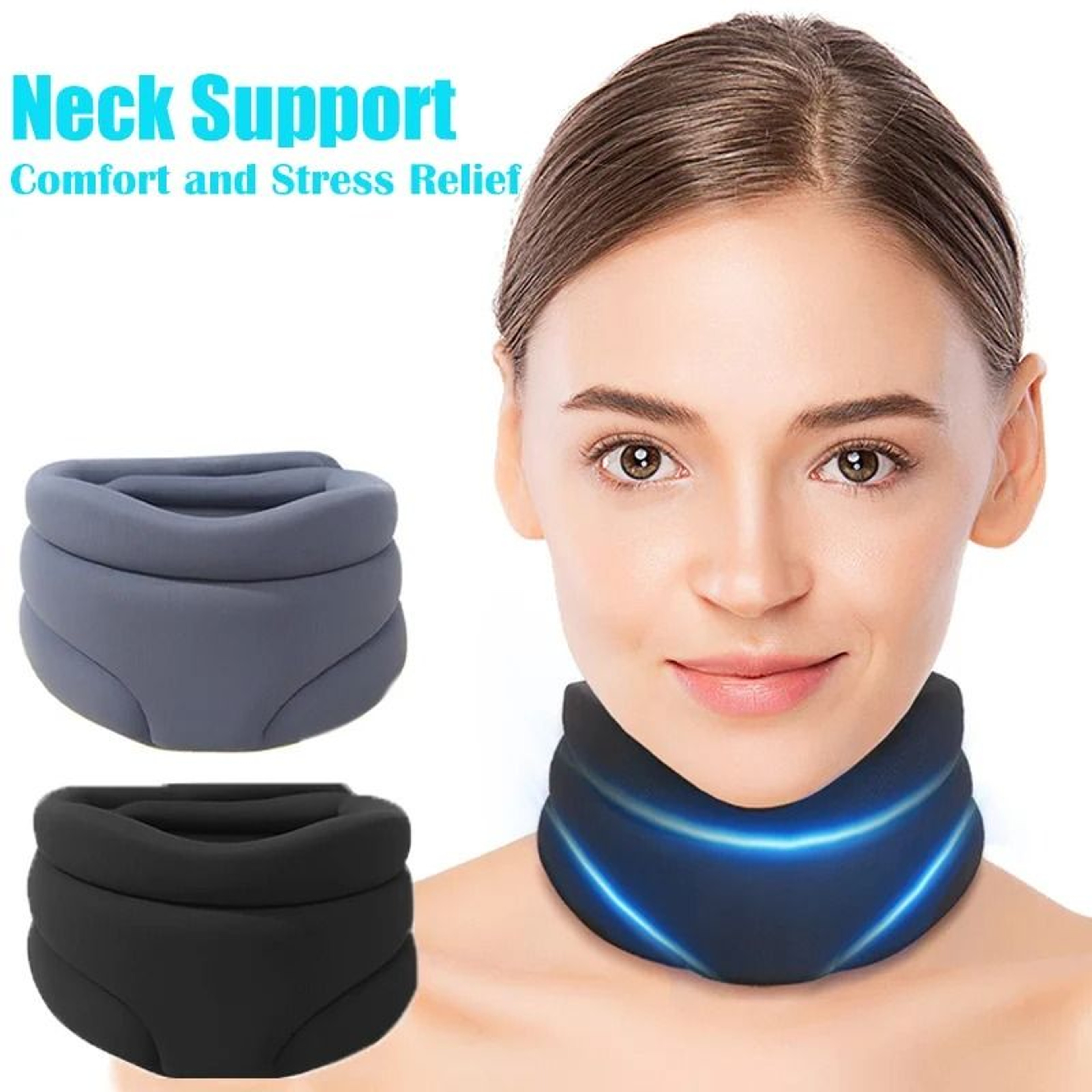 Neck Support Cervical Brace Adjustable Foam Collar 0
