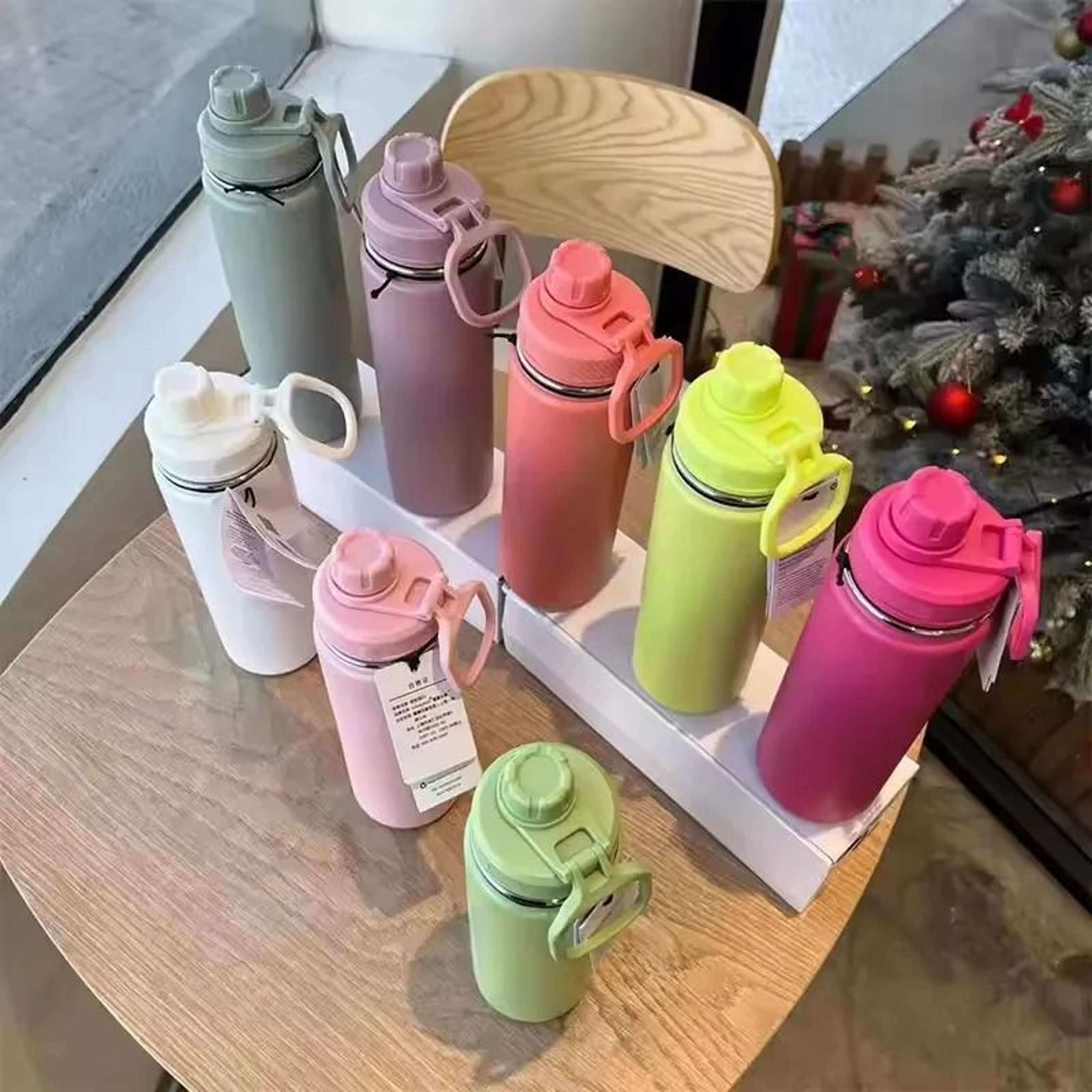 710 Ml Stainless Titanium Vacuum Sports Bottle Leakproof Outdoor Cup 4