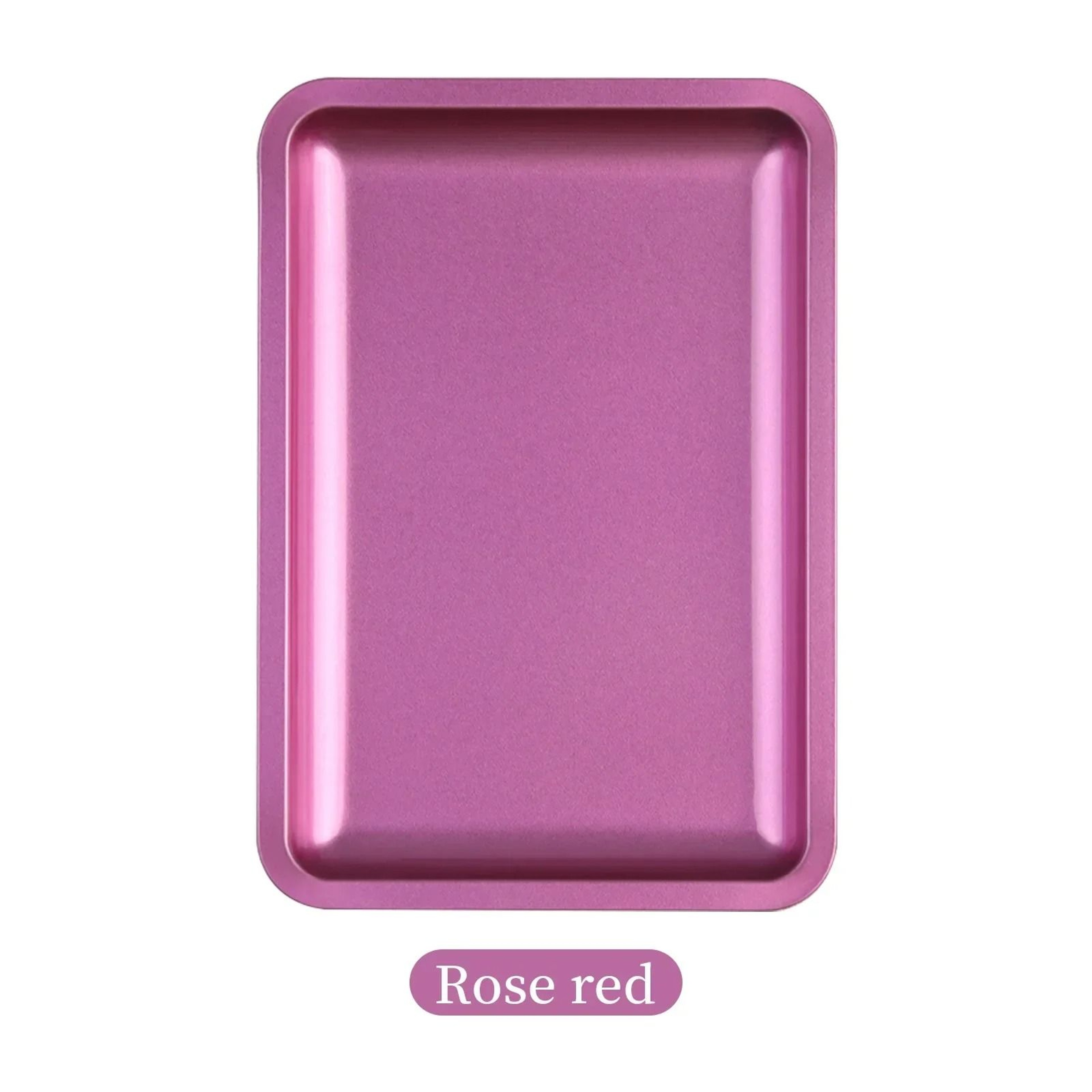 Stainless Steel Cosmetic Storage Tray Manicure Nail Art Plate Tools Organizer 9
