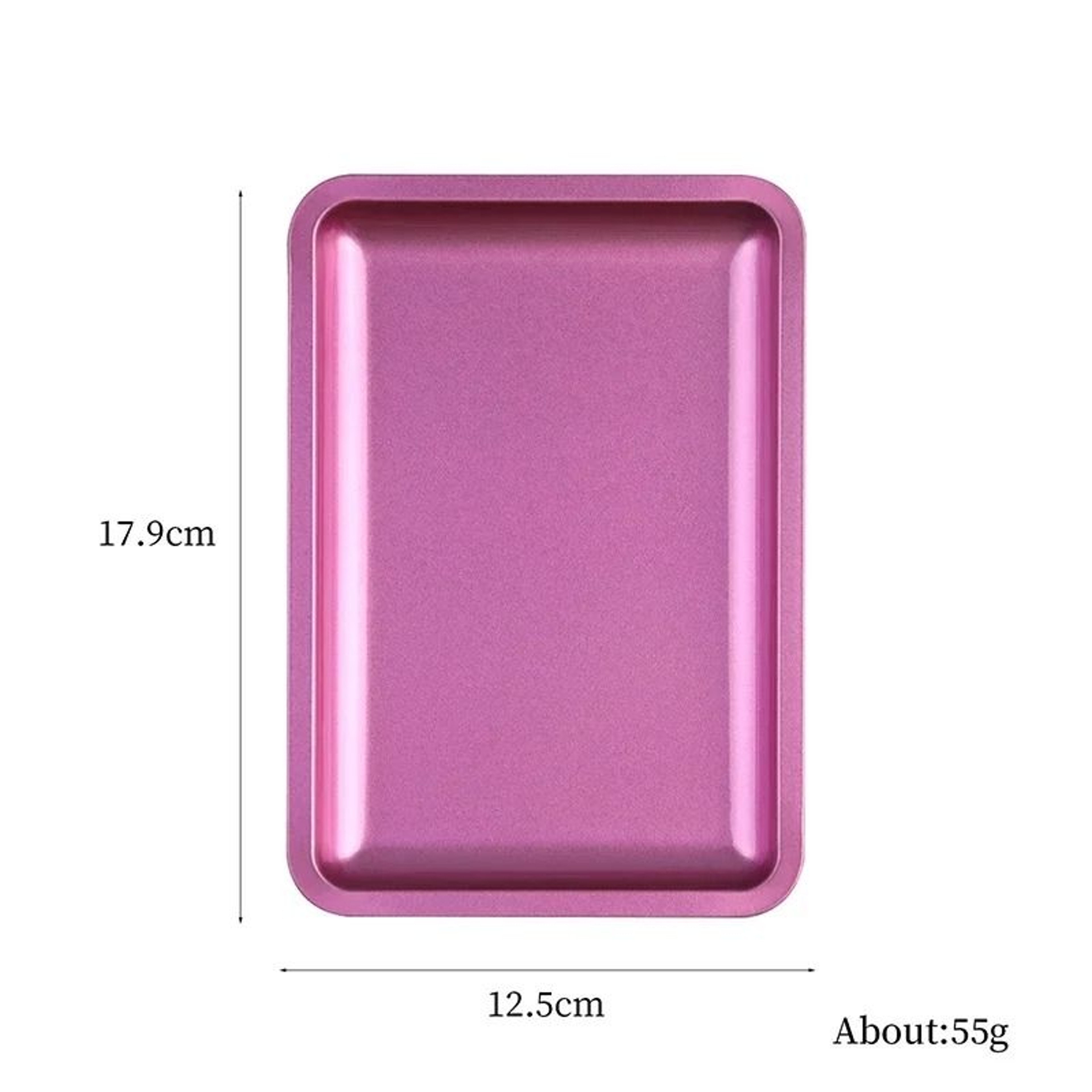 Stainless Steel Cosmetic Storage Tray Manicure Nail Art Plate Tools Organizer 5