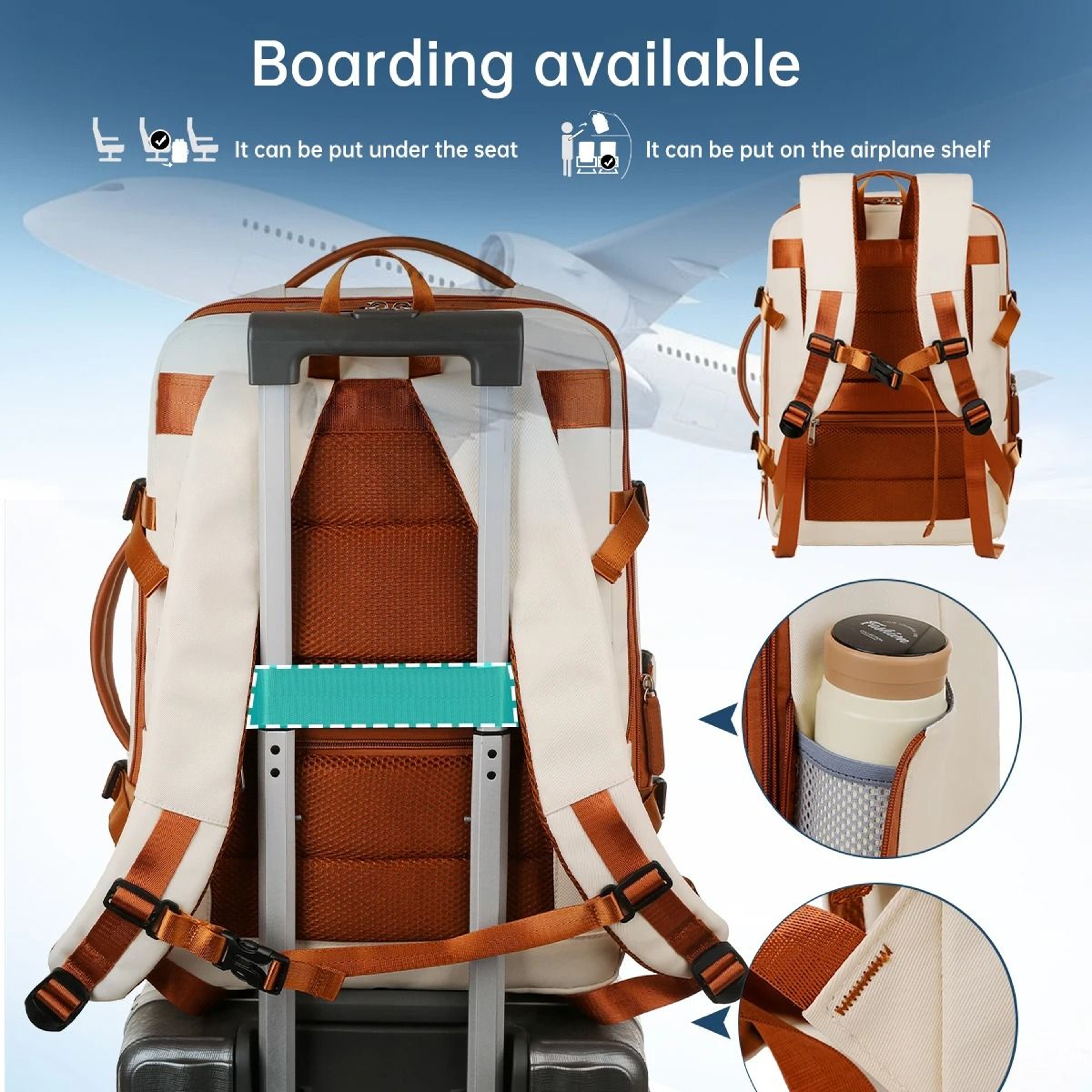 Unisex Large Capacity Business Travel Computer Backpack 1