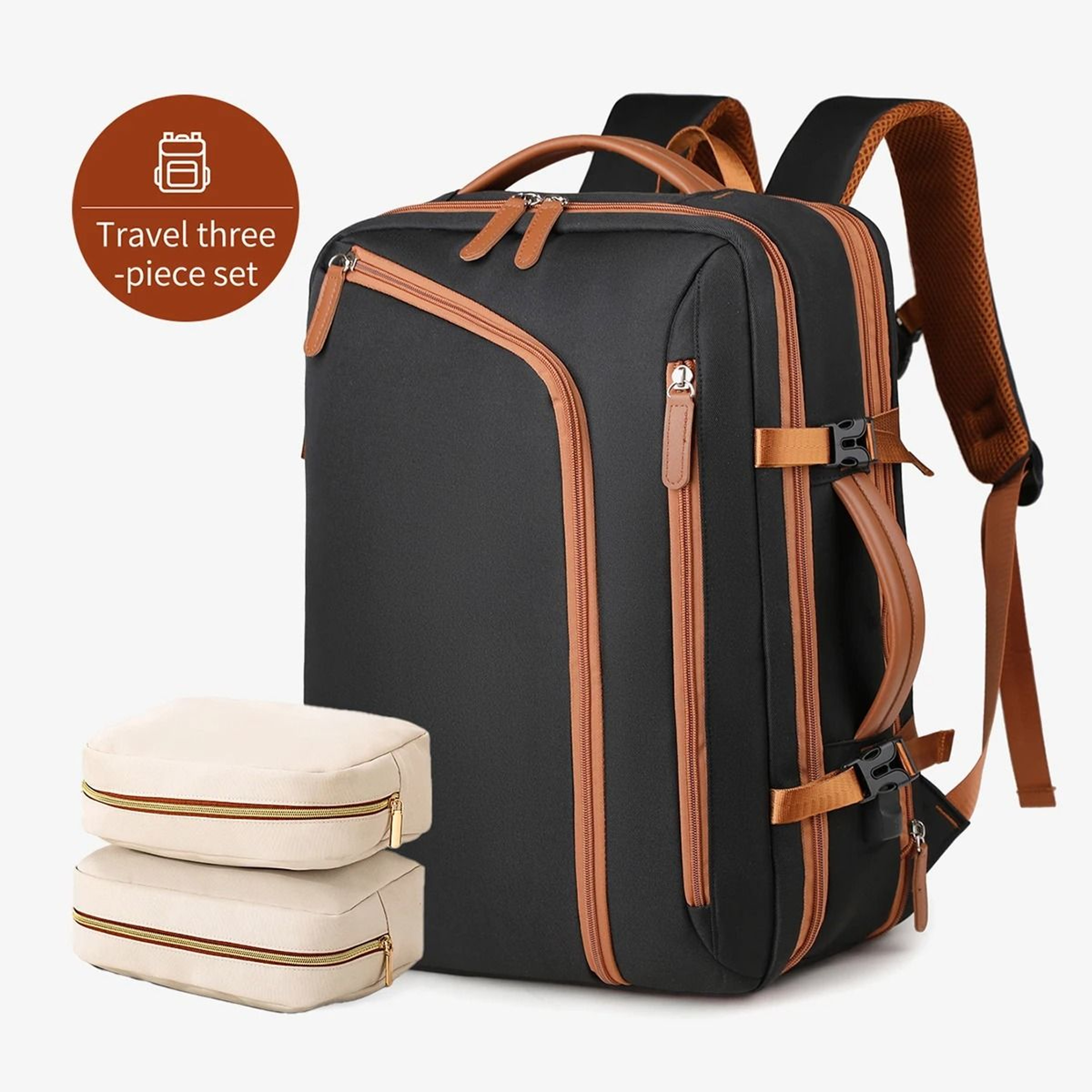 Unisex Large Capacity Business Travel Computer Backpack 8