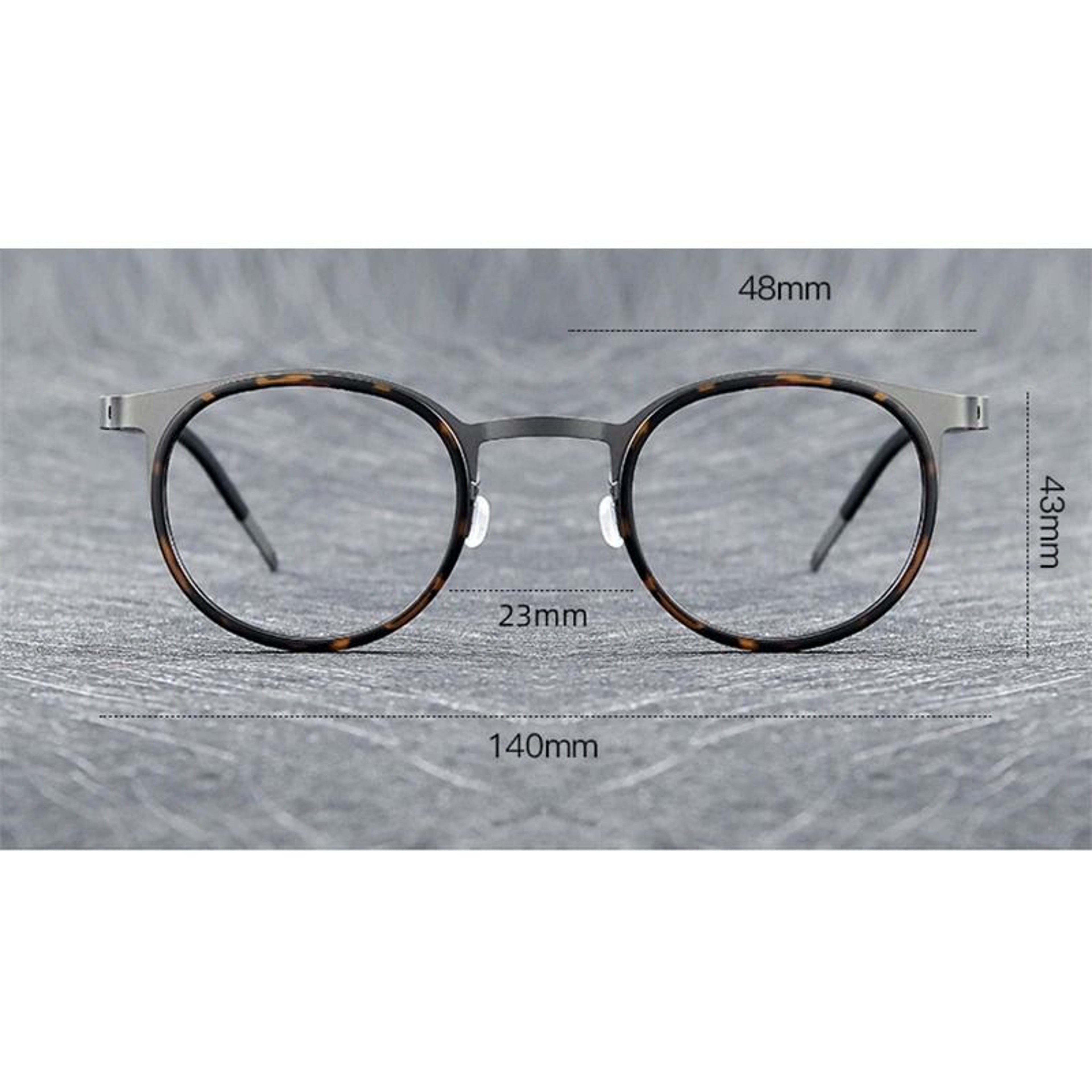 Pure Titanium Eyewear Frame Men Blue Light Blocking Screwless Design 4