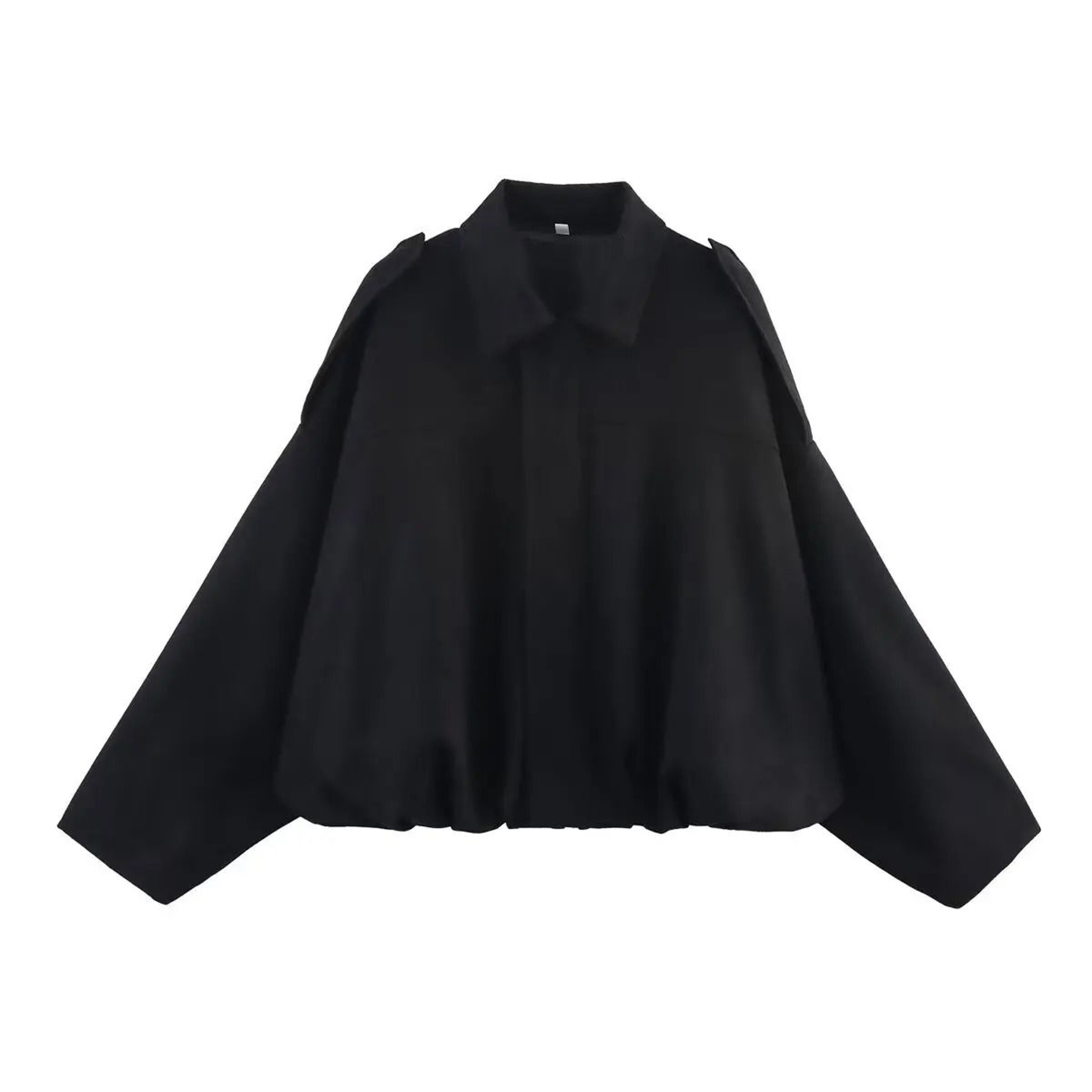 Women Suede Bomber Jacket Long Sleeve Oversize Zipper Coat Streetwear 8