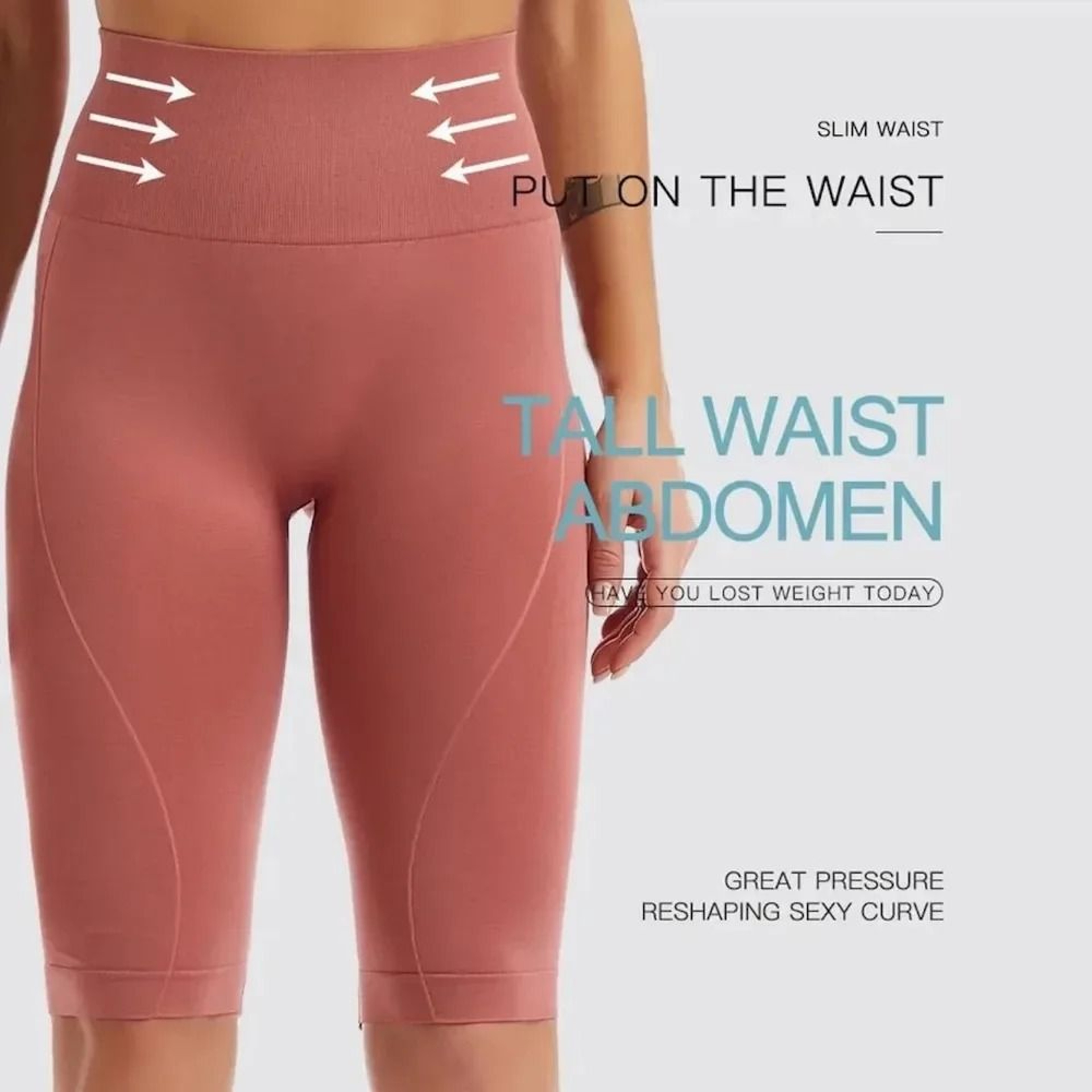 Women High Waist Biker Shorts Workout Yoga Leggings Tummy Control 3