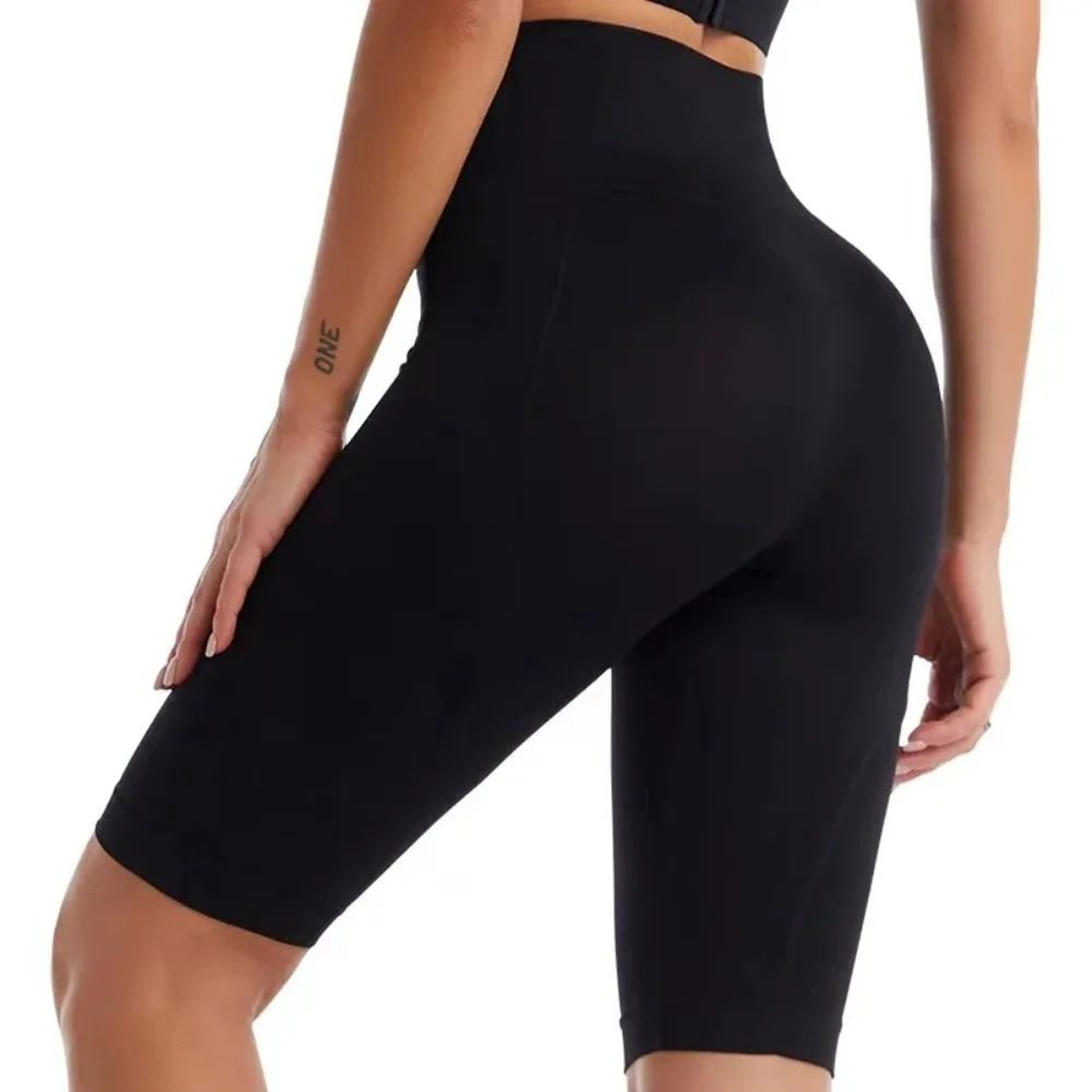 Women High Waist Biker Shorts Workout Yoga Leggings Tummy Control 7