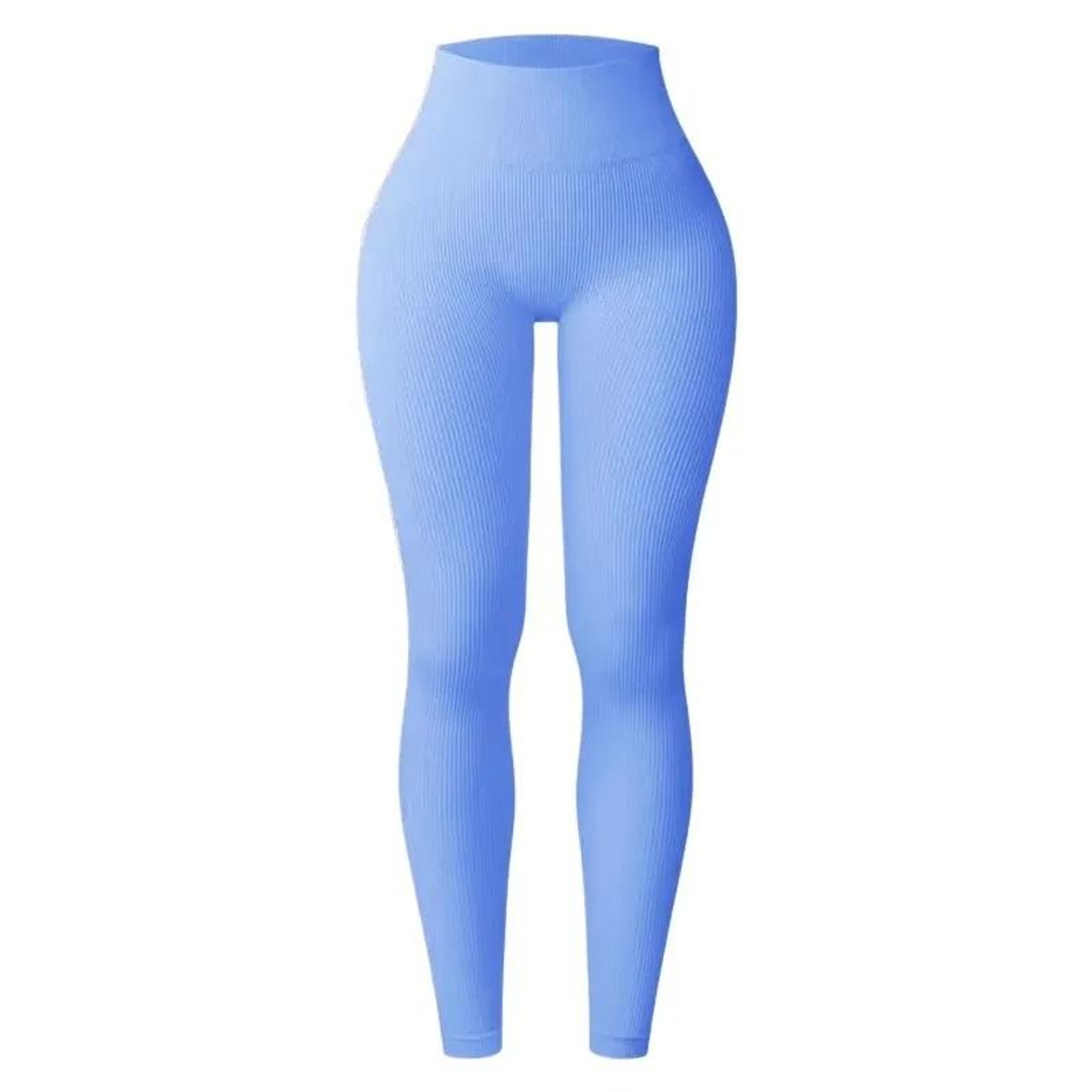 Women Seamless High Waist Yoga Pants Knitted Sports Leggings 6