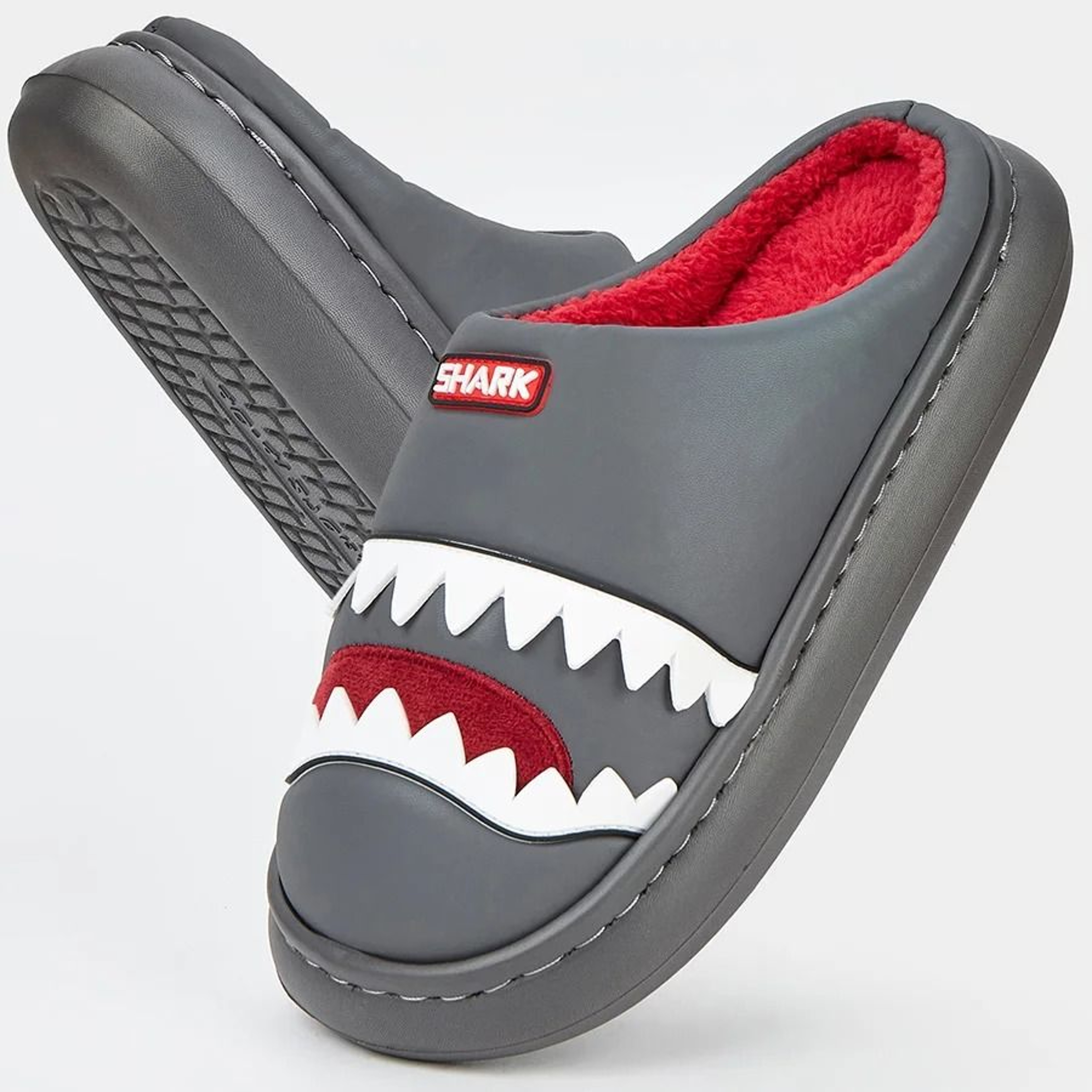 Cute Slippers For Men Embroidered Cushion Platform Indoor House Shoes 8