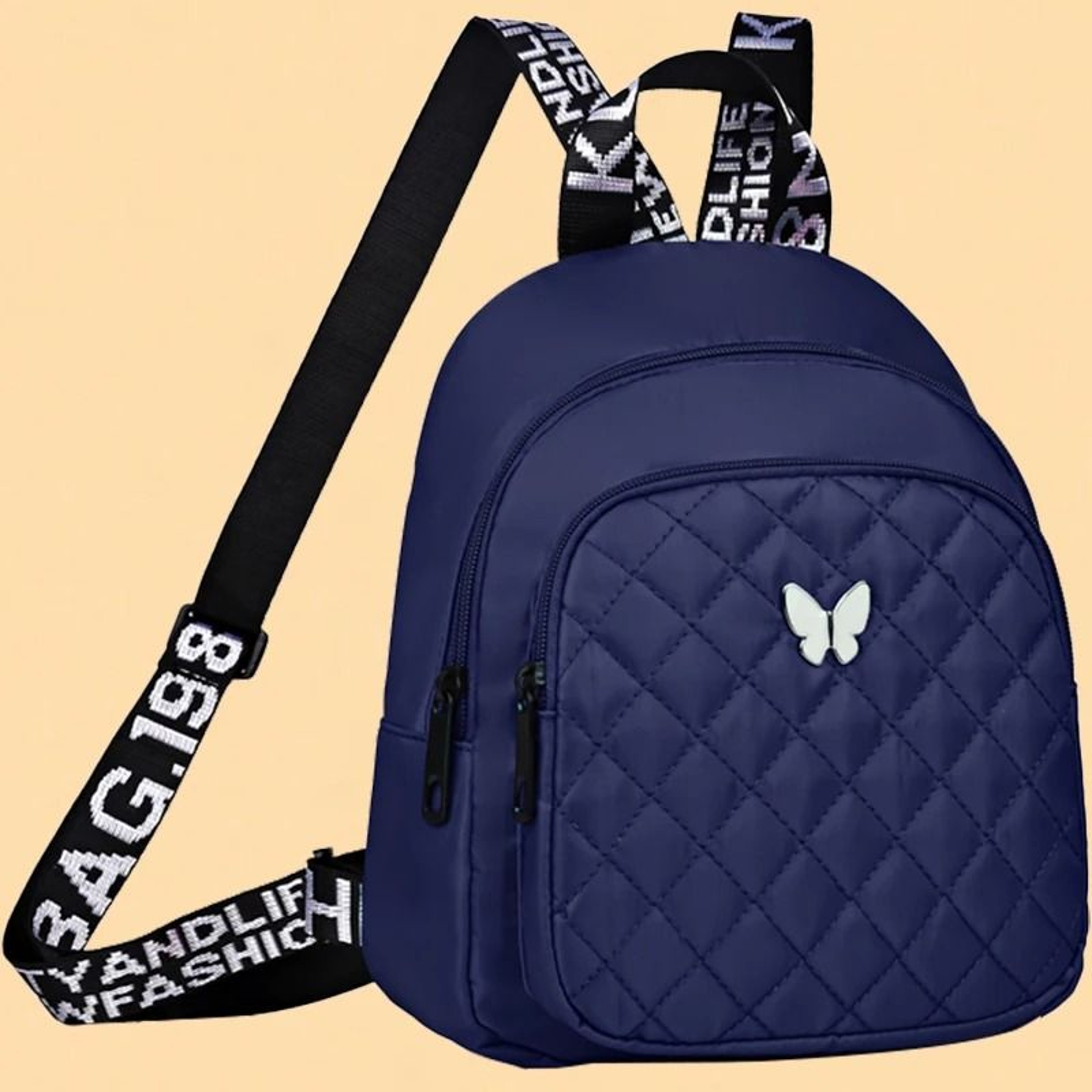 Women Oxford Cloth Fashion Backpack Large Capacity Travel School Bag 8