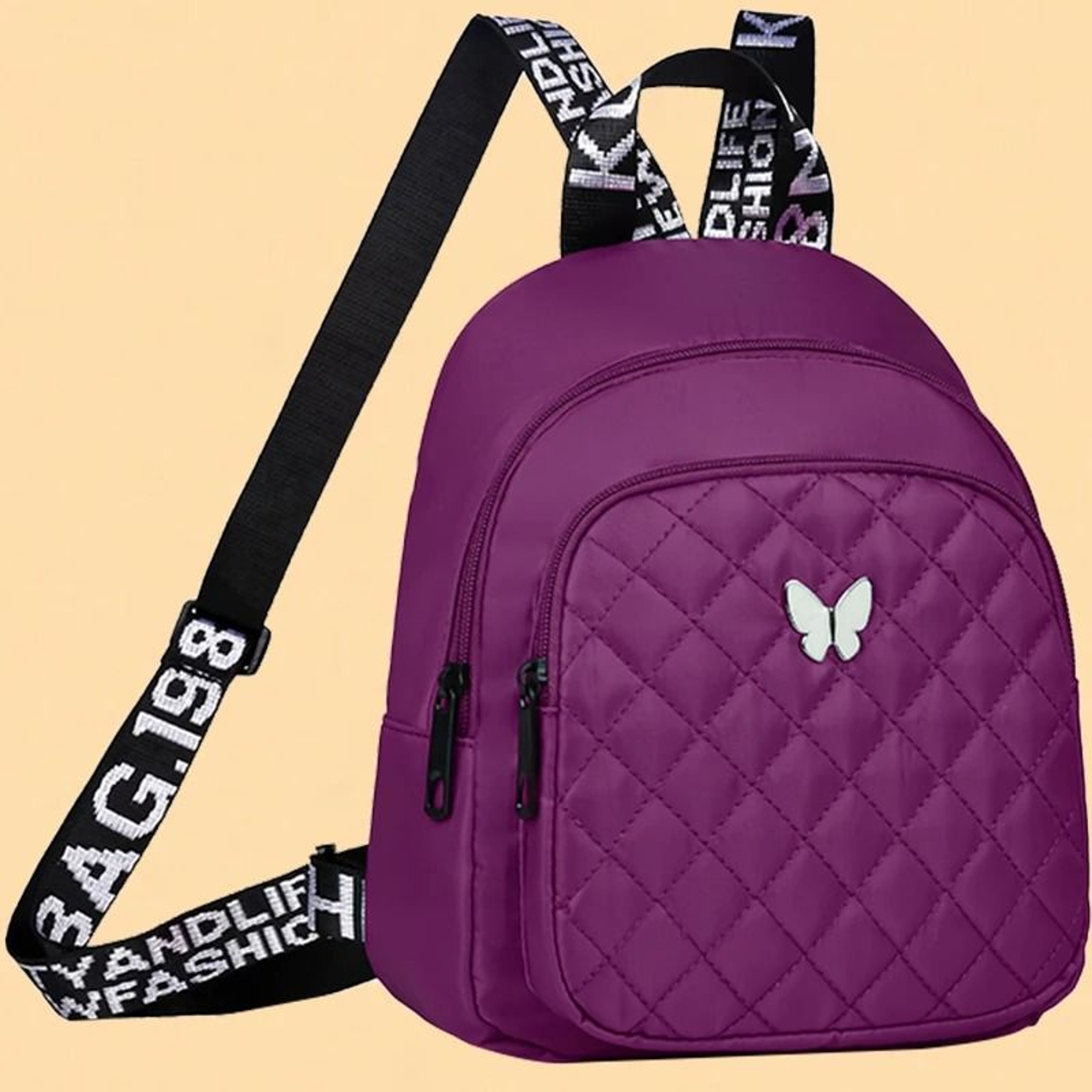 Women Oxford Cloth Fashion Backpack Large Capacity Travel School Bag 9