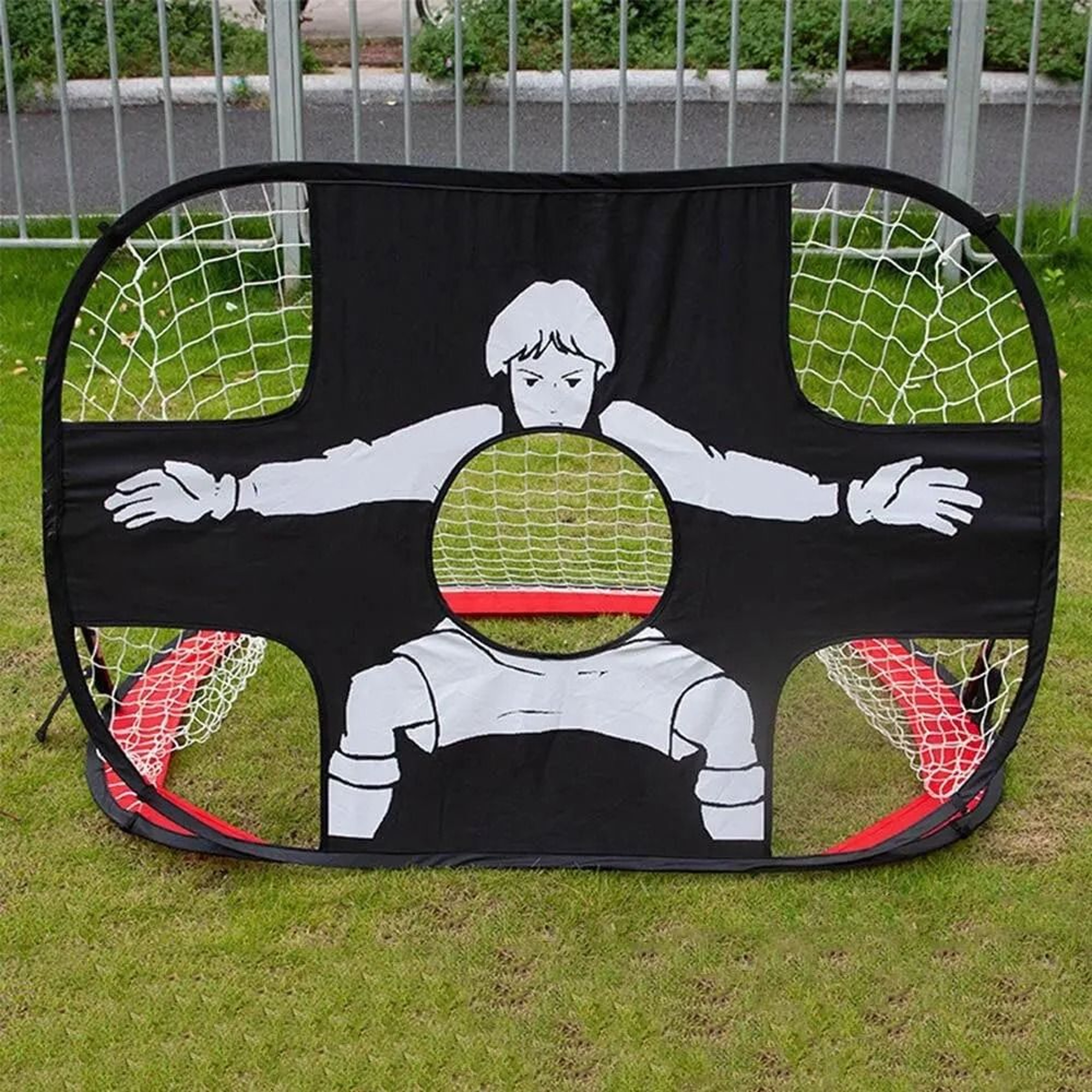 Foldable Football Goal Nylon Soccer Goal For Kids And Adults 7