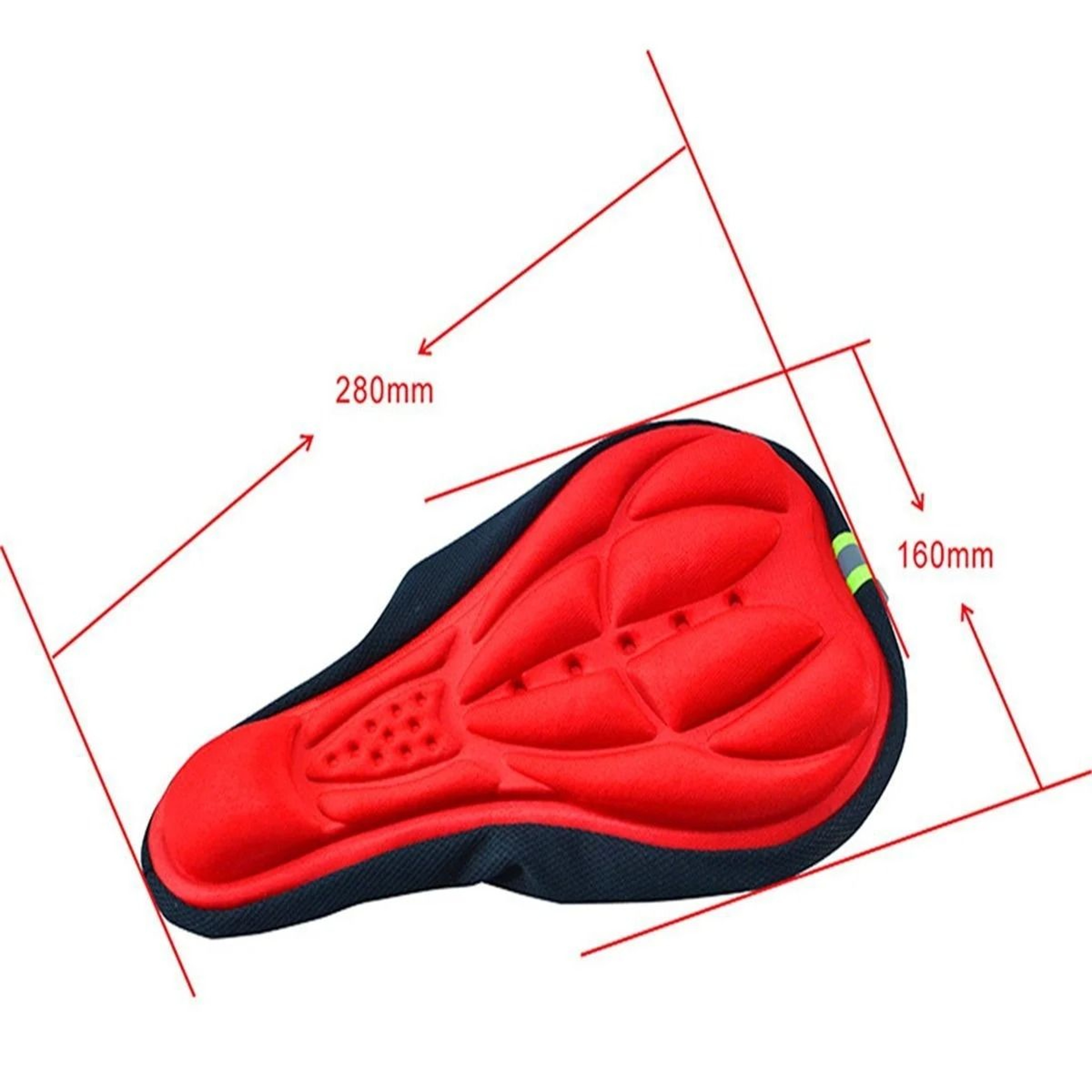 3D Soft Foam Bike Saddle Cover Comfortable Bicycle Seat Cushion 4