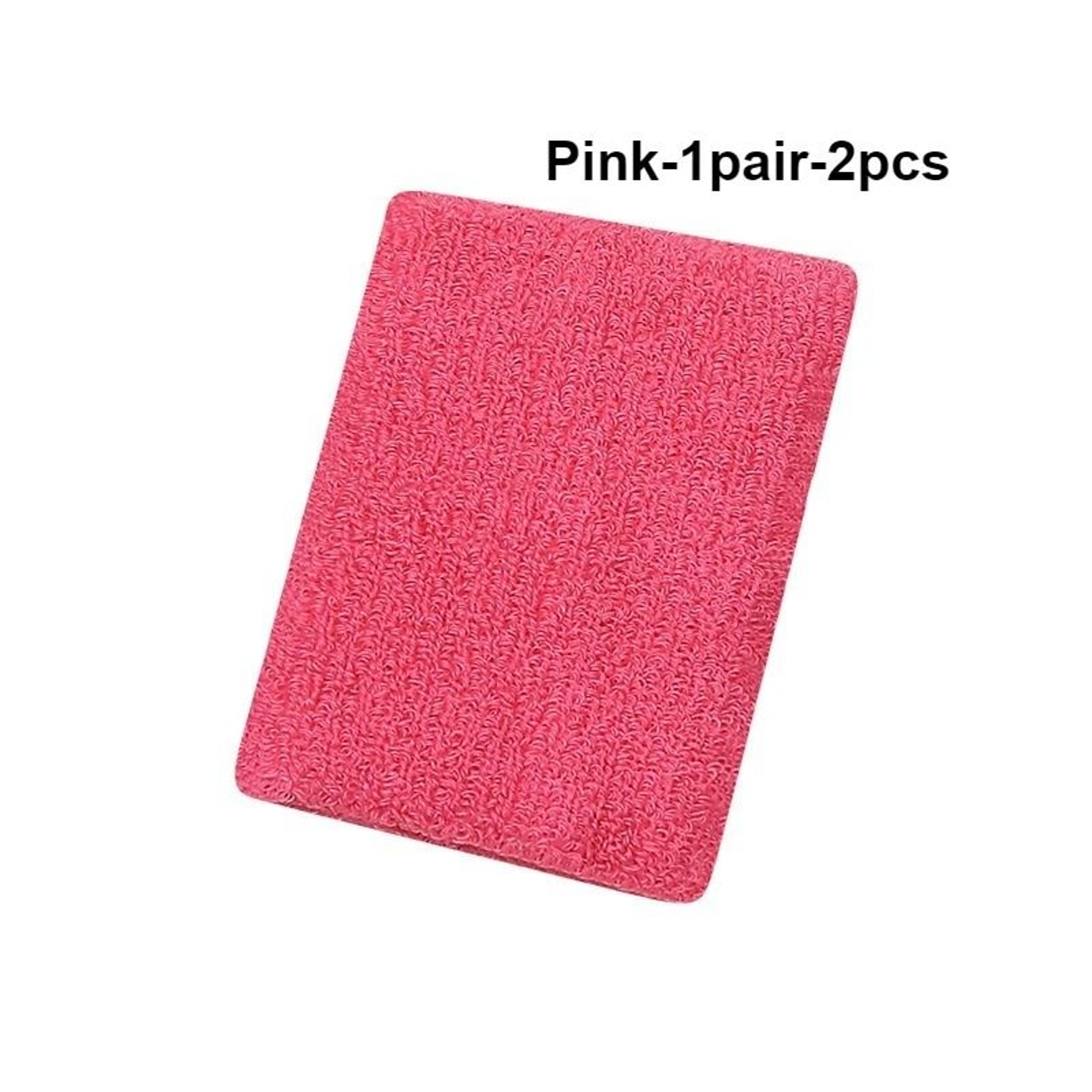 Breathable Cotton Wrist Sweatbands Set For Tennis Football Basketball Running Gym 11