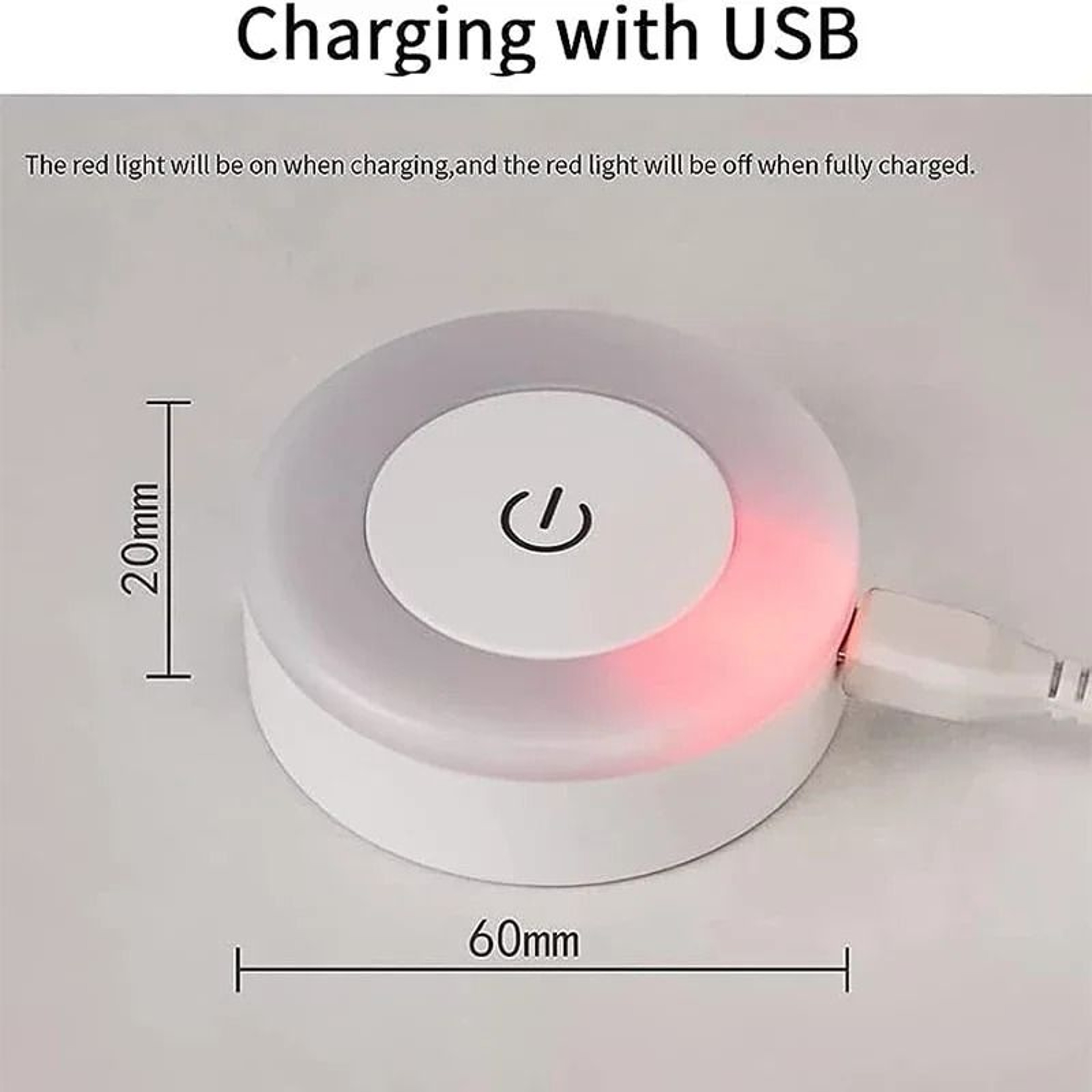 USB Rechargeable LED Night Light For Living Room And Bedroom 3
