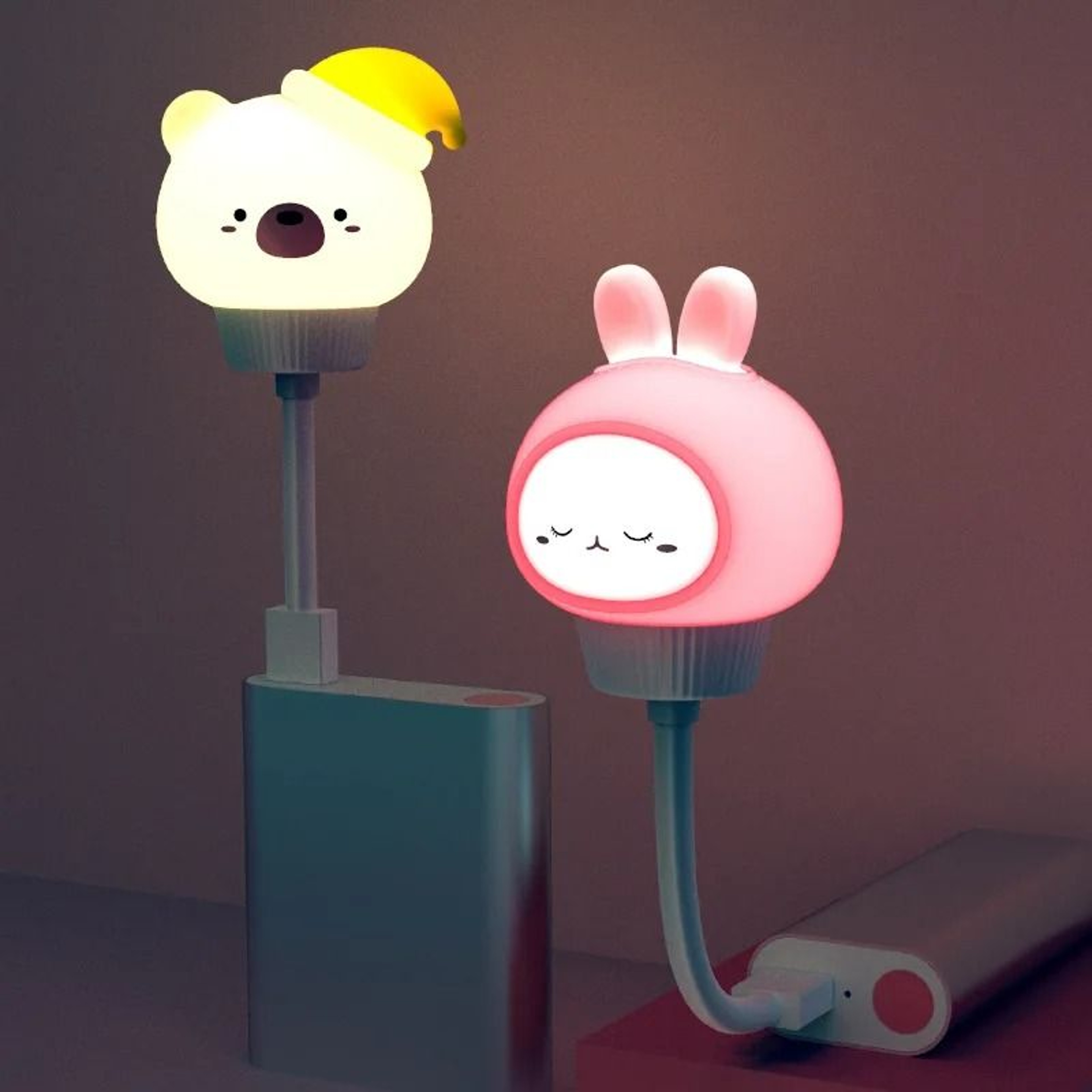 Mini USB LED Night Light With Remote Control 1