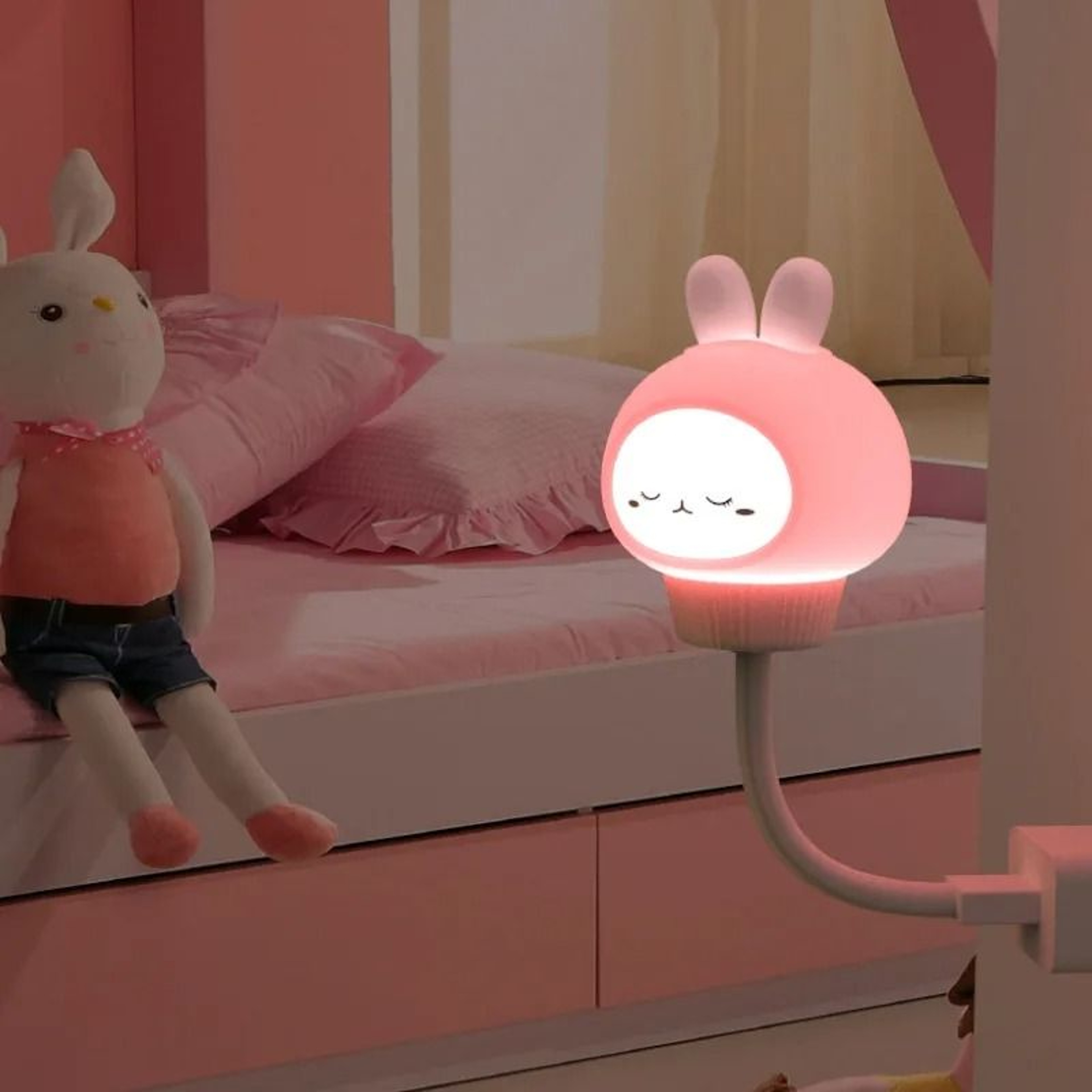 Mini USB LED Night Light With Remote Control 3