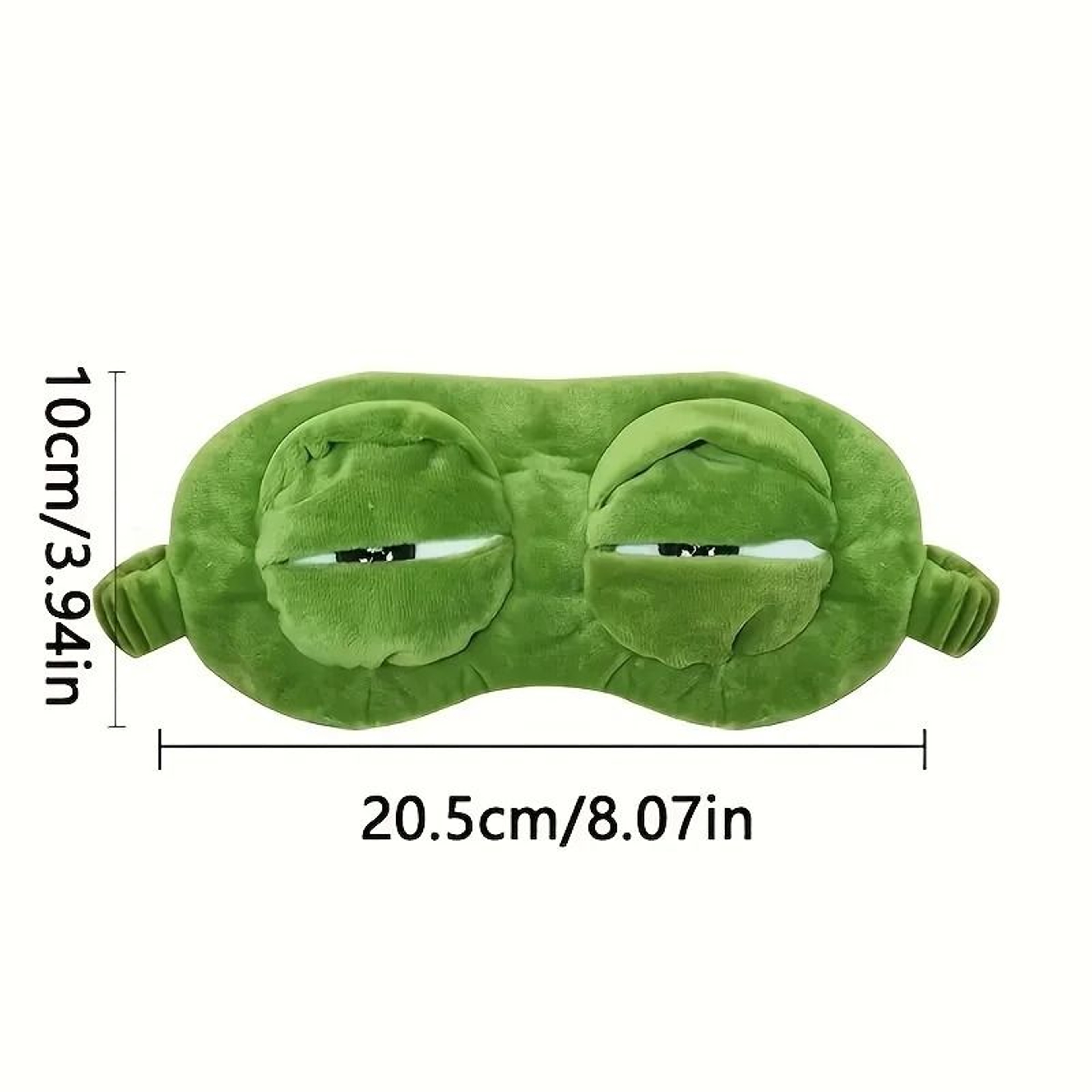 3D Sad Frog Sleep Mask Natural Sleeping Eyeshade Cover 5