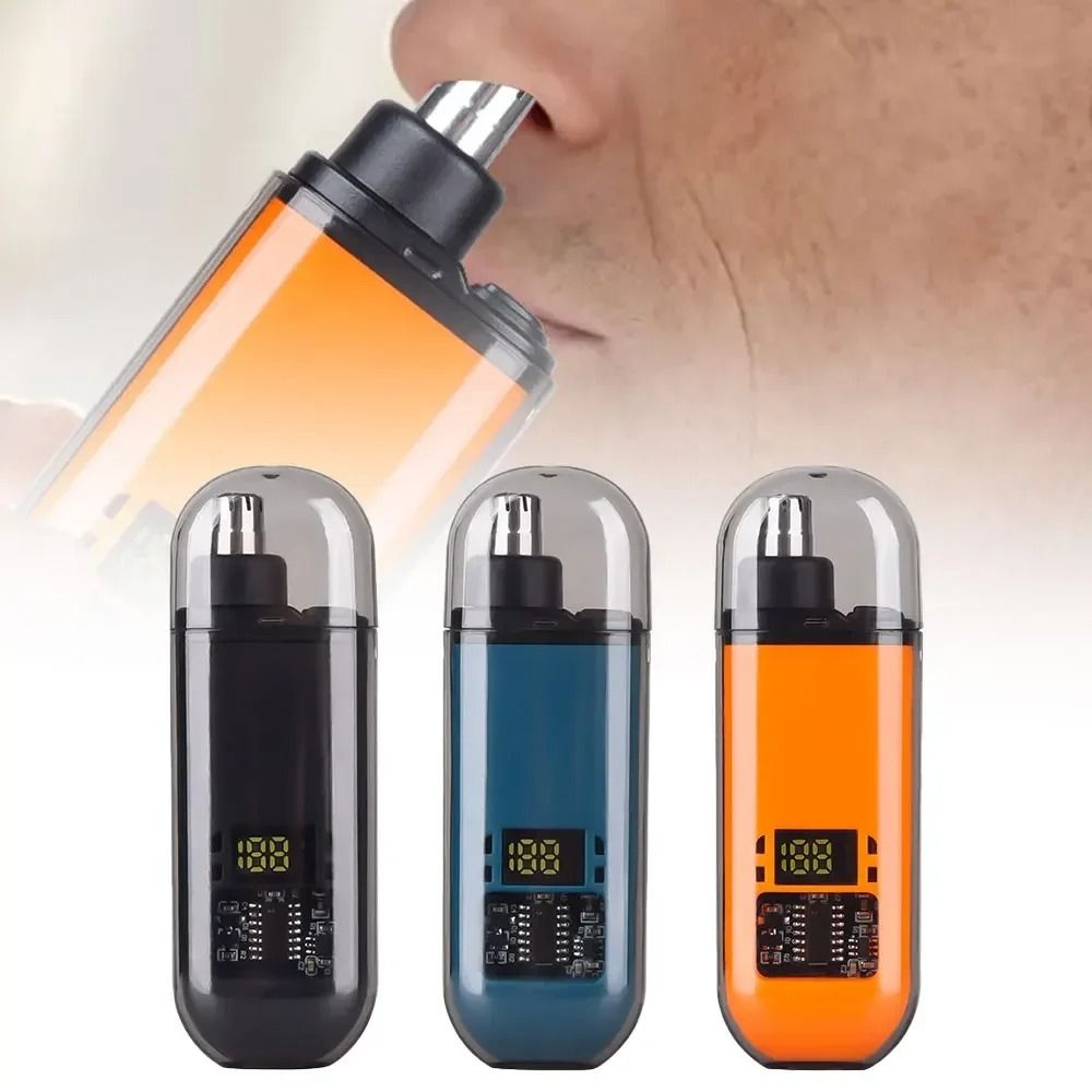2 In 1 Electric Ear  Nose Hair Trimmer Clipper Professional Portable Grooming Tool For Men 0