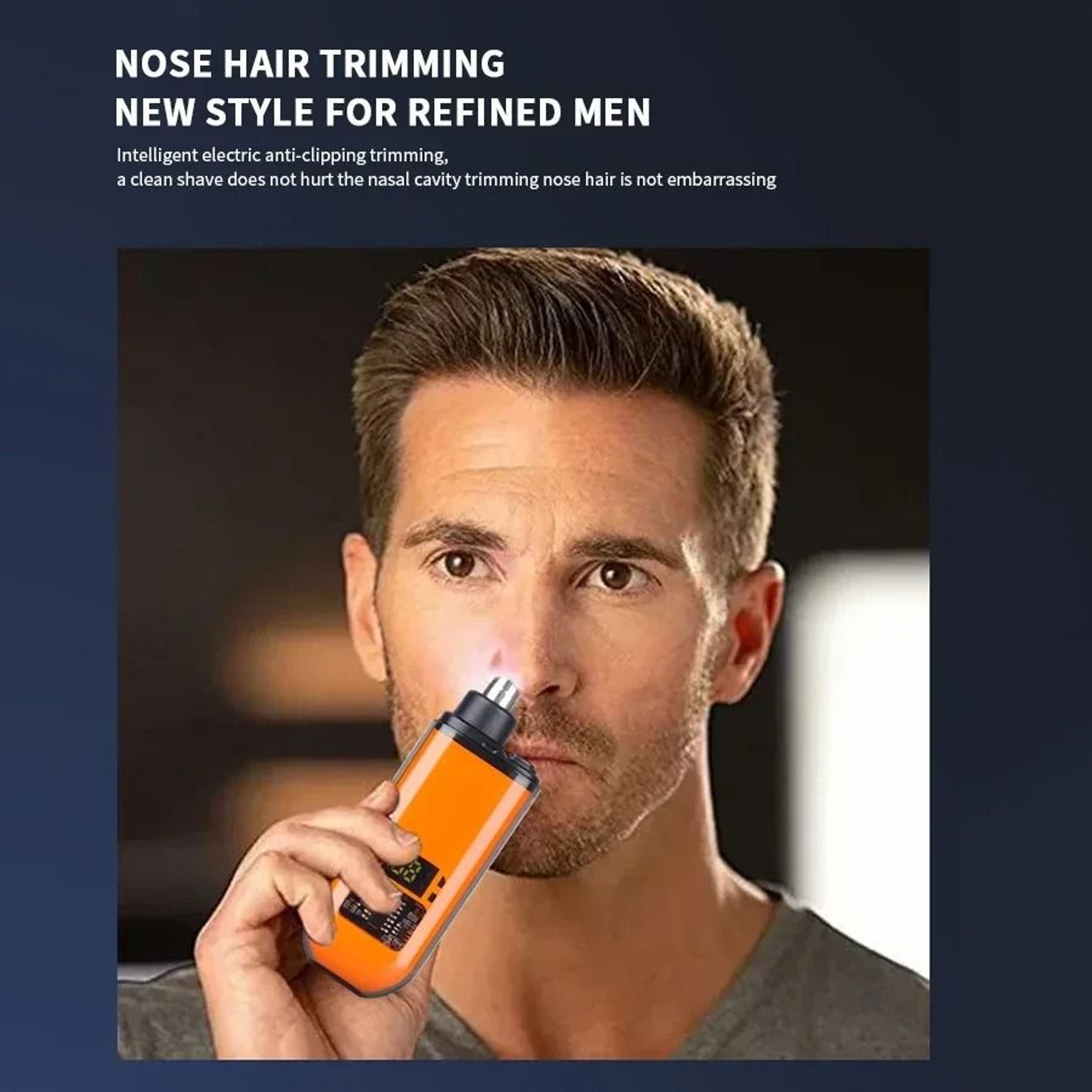 2 In 1 Electric Ear  Nose Hair Trimmer Clipper Professional Portable Grooming Tool For Men 5